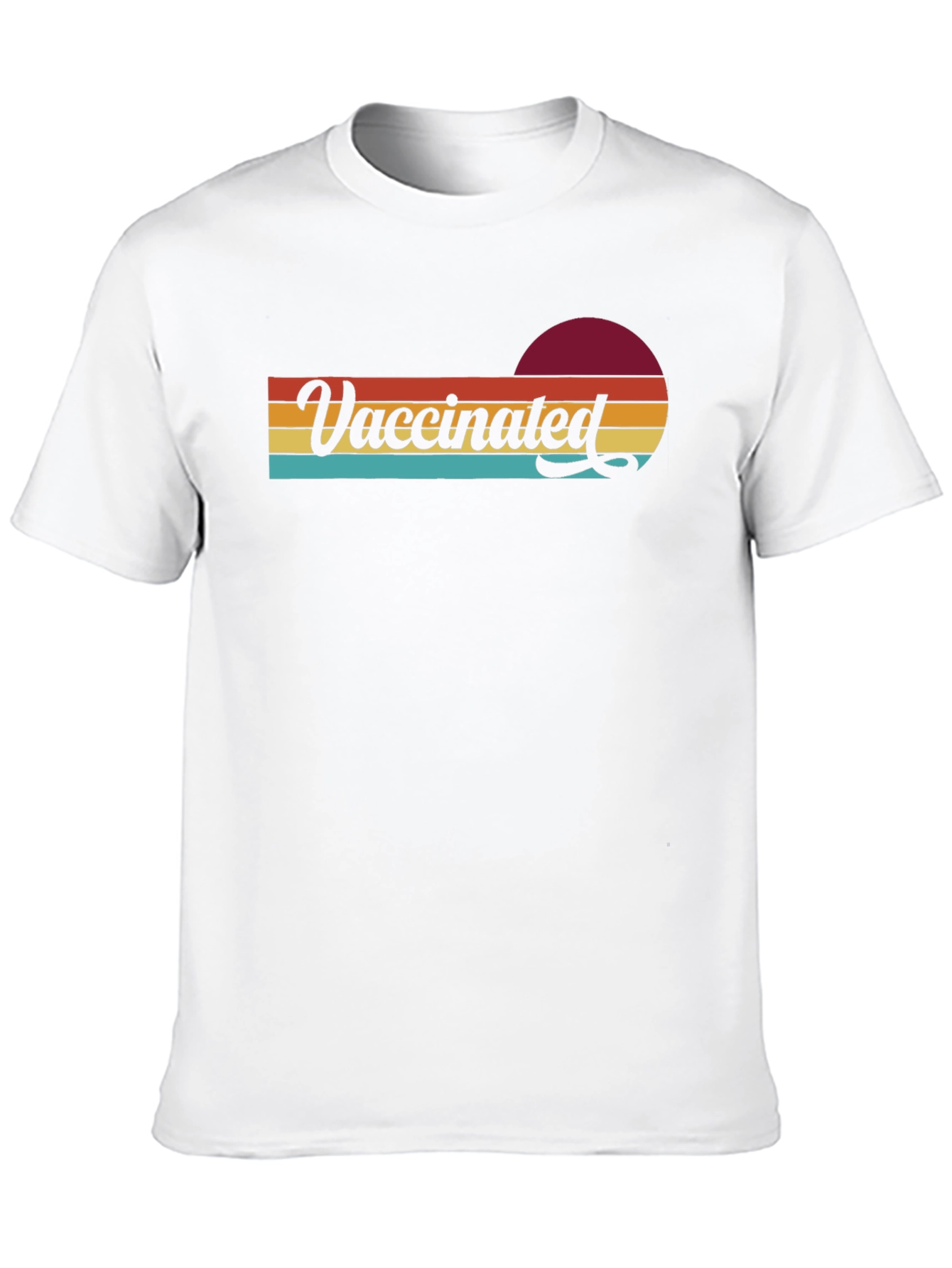 Vaccinated Retro Style T-Shirt