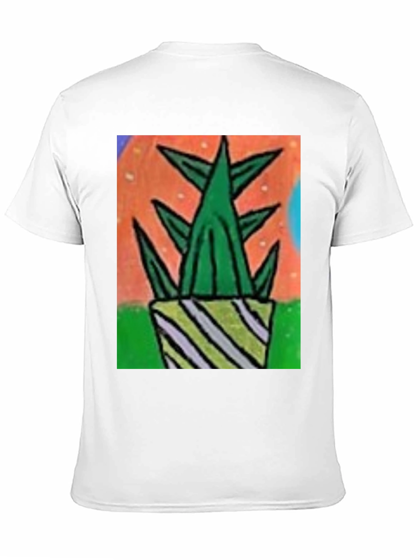 Abstract Cactus Potted T-Shirt