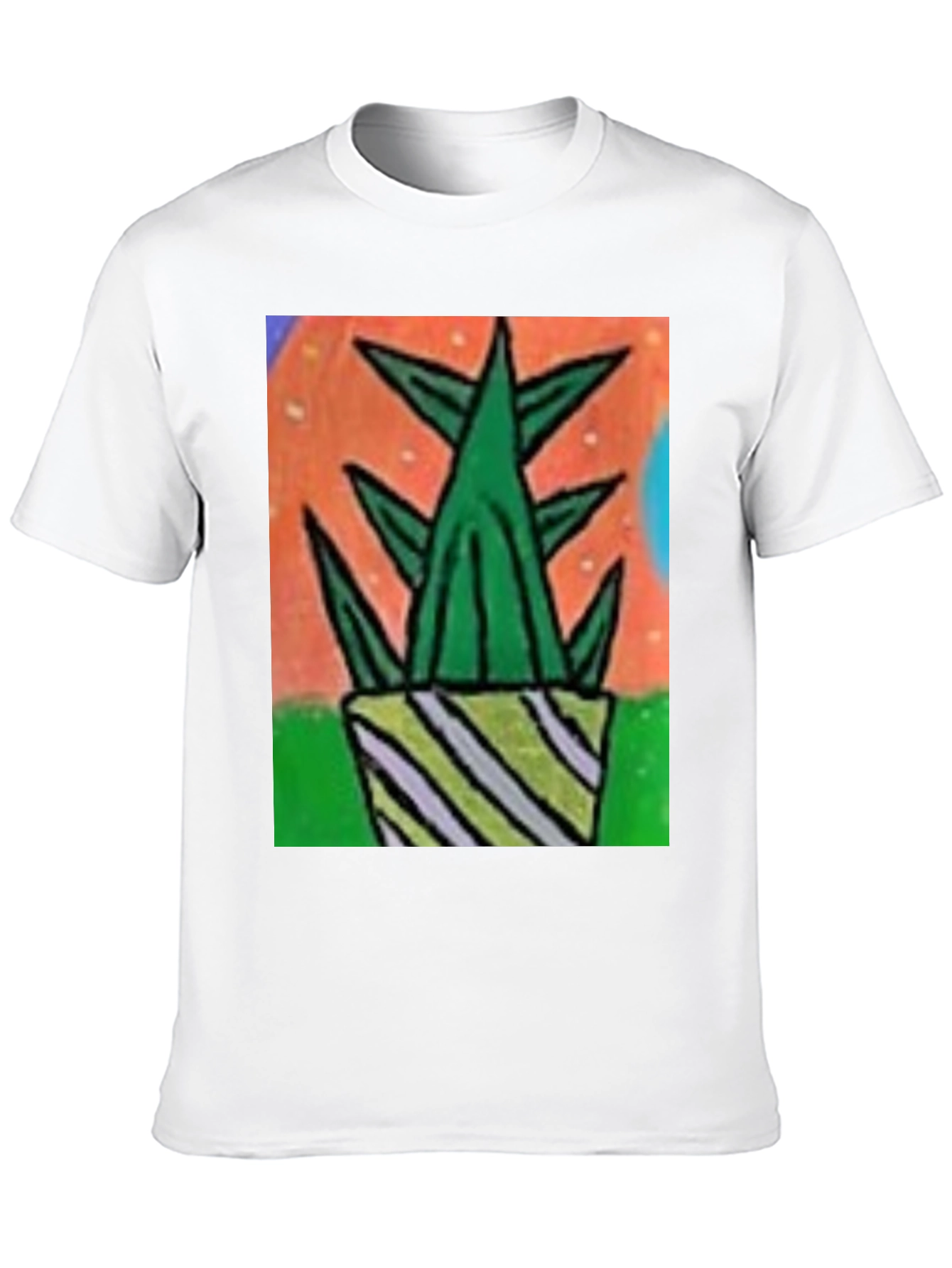 Abstract Cactus Potted T-Shirt