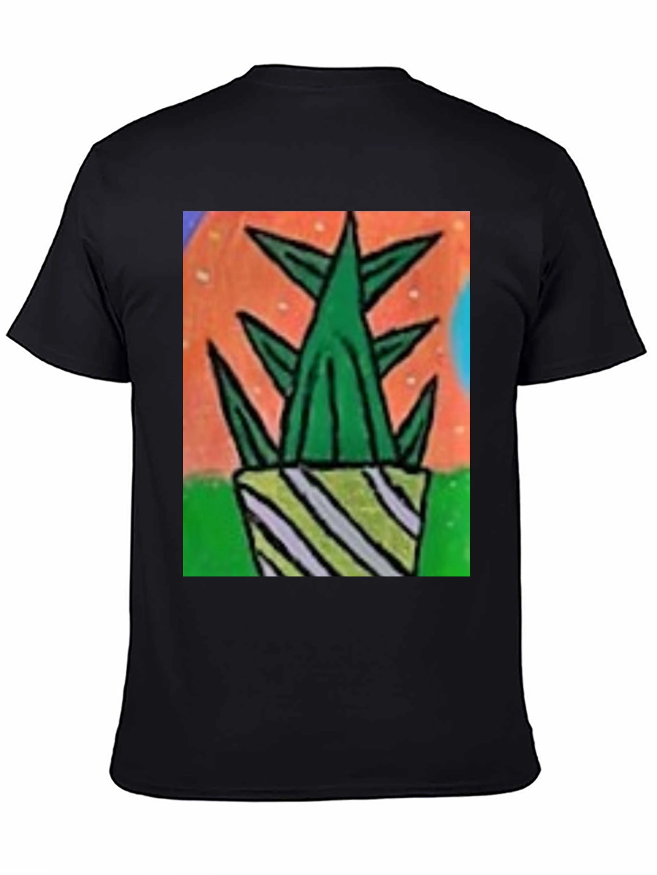 Abstract Cactus Potted T-Shirt