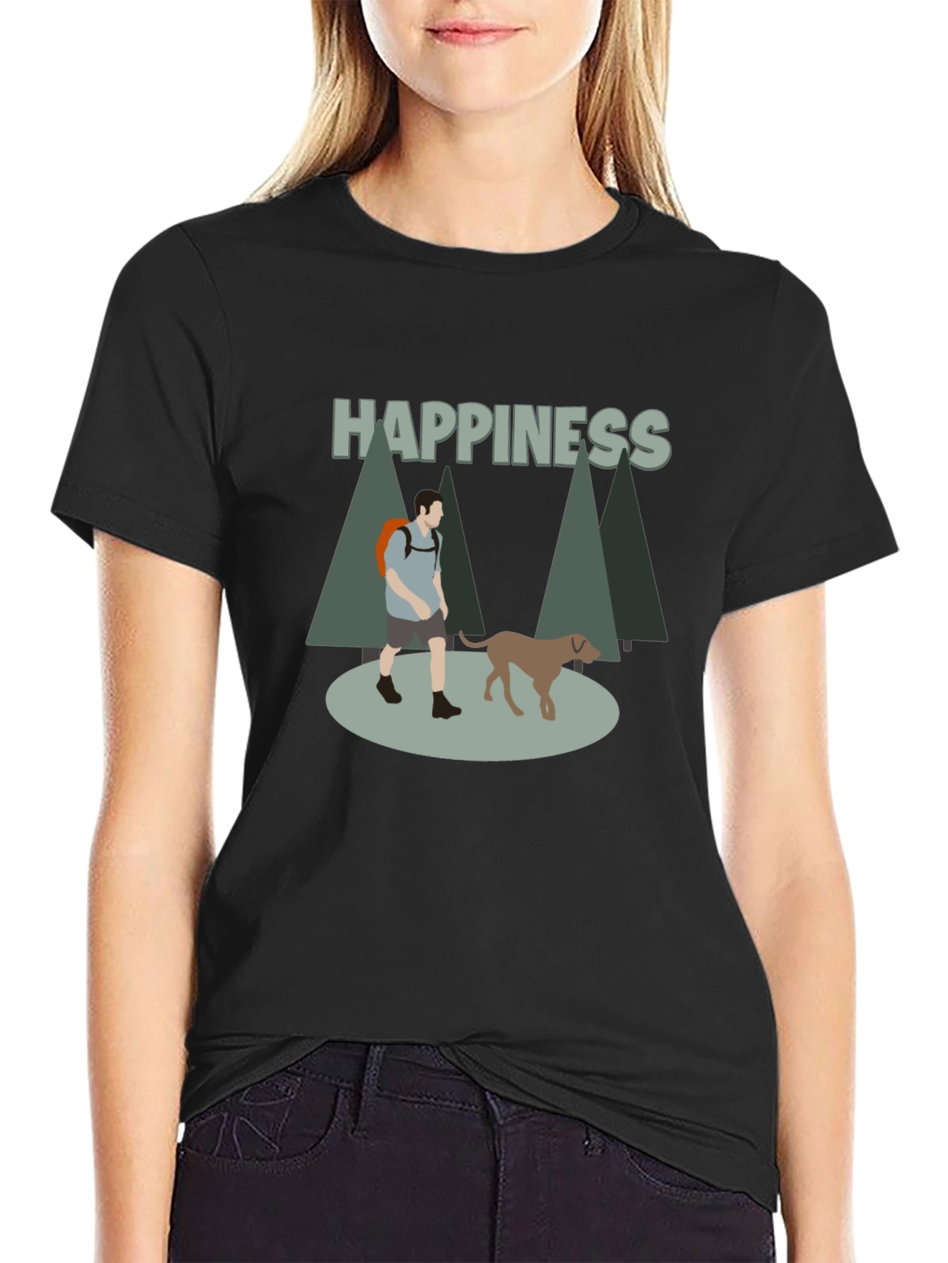 Happiness Hiking T-Shirt for Men