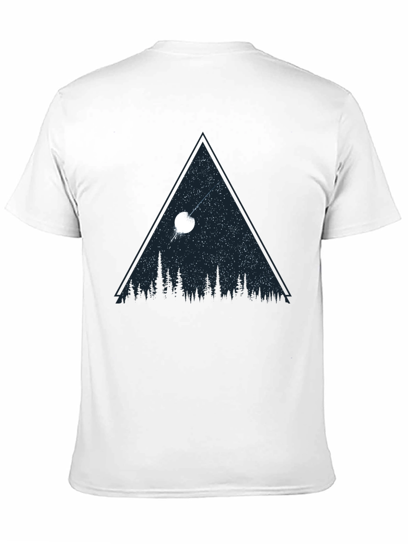 Night Sky Triangle Graphic T-Shirt