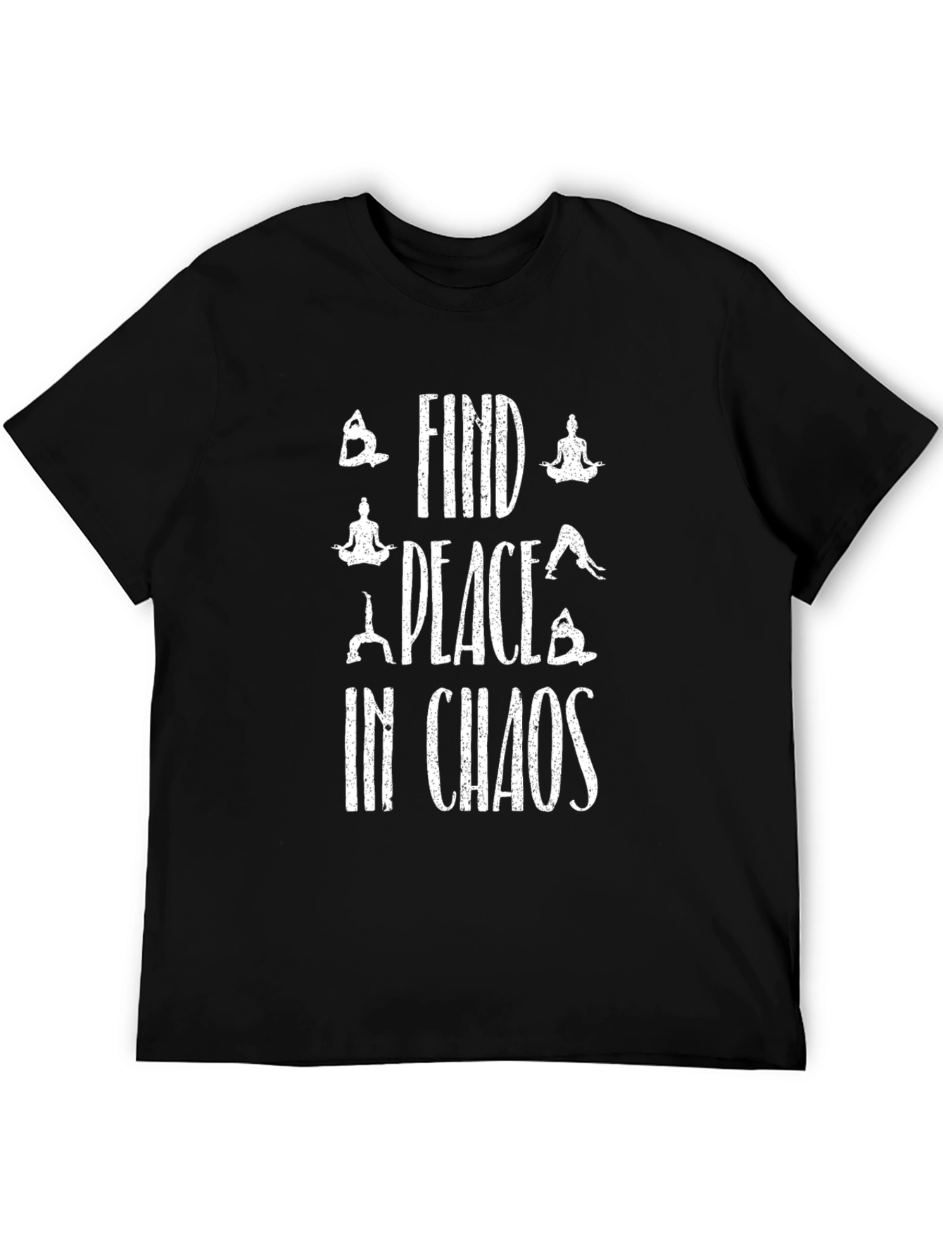 Find Peace in Chaos Yoga T-Shirt