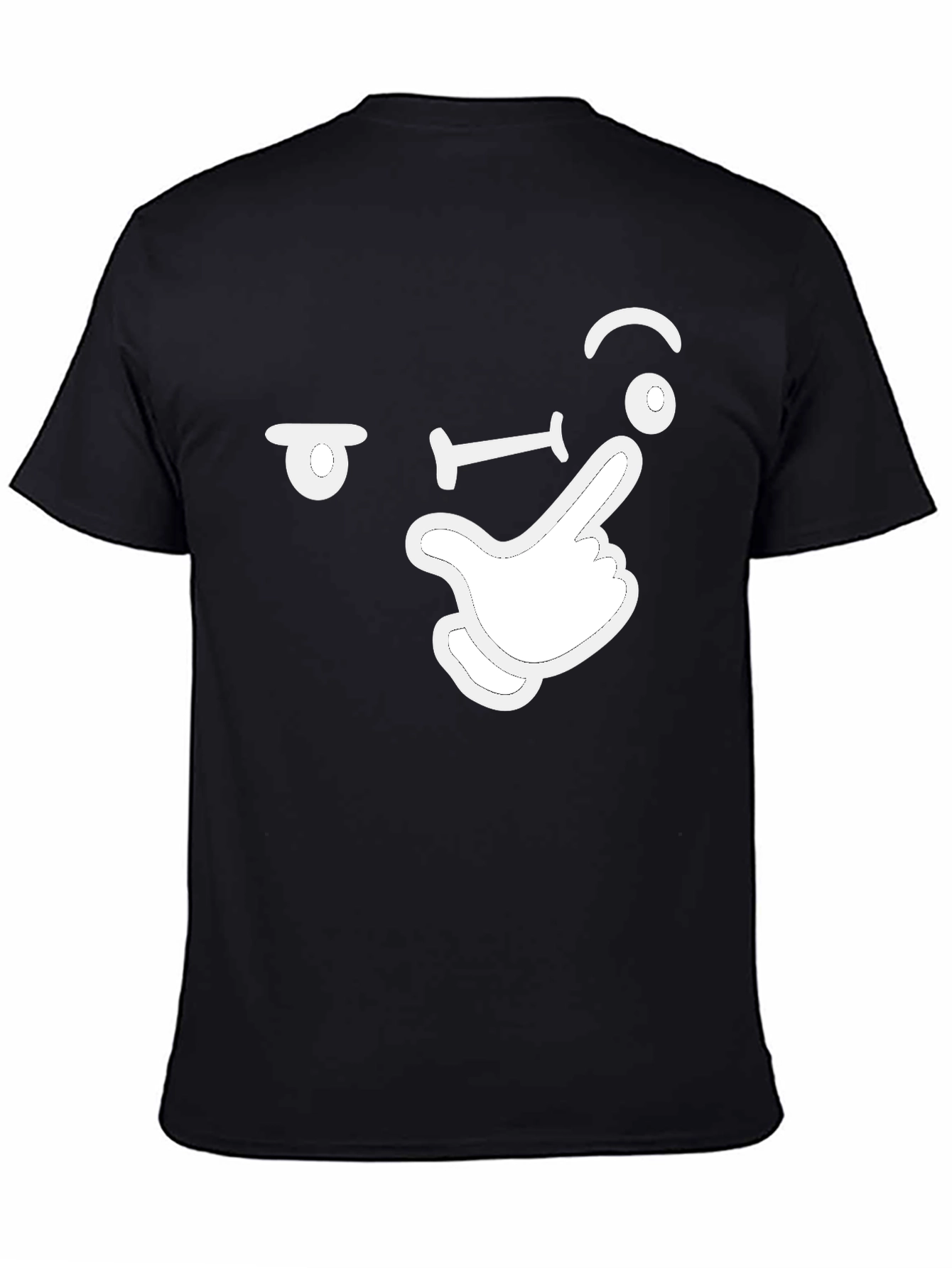 Shhh! Funny Silent Gesture Graphic T-Shirt