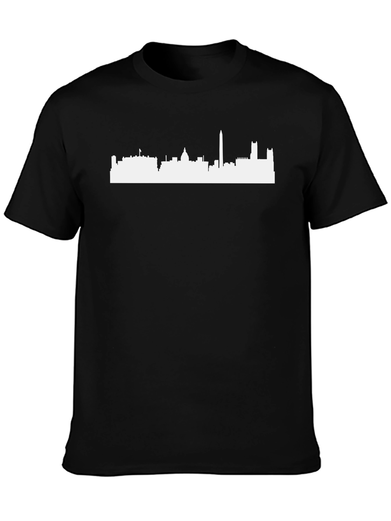 Washington DC Skyline Black Graphic Tee
