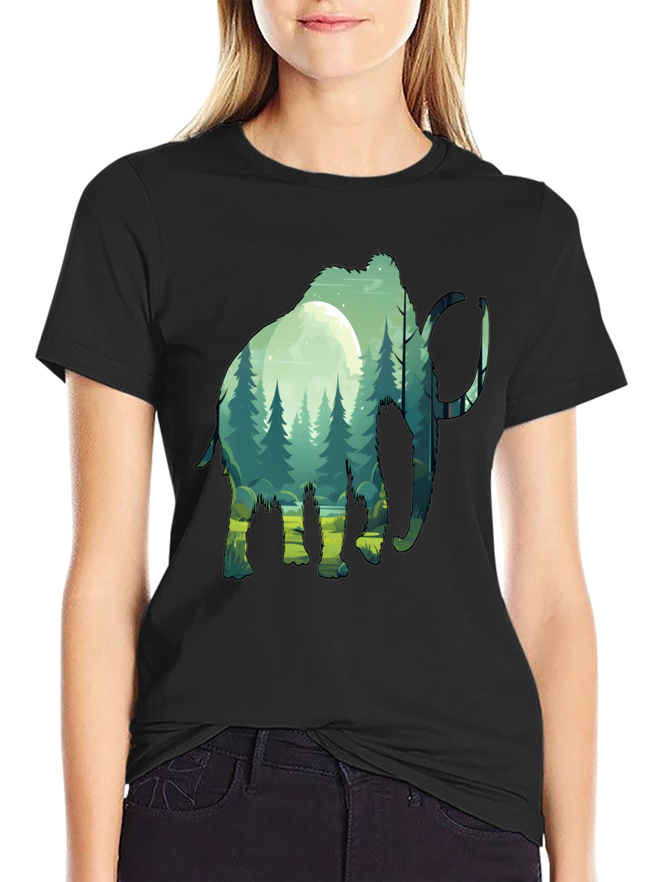 Mammoth Forest Graphic Tee - Nature Lovers T-Shirt