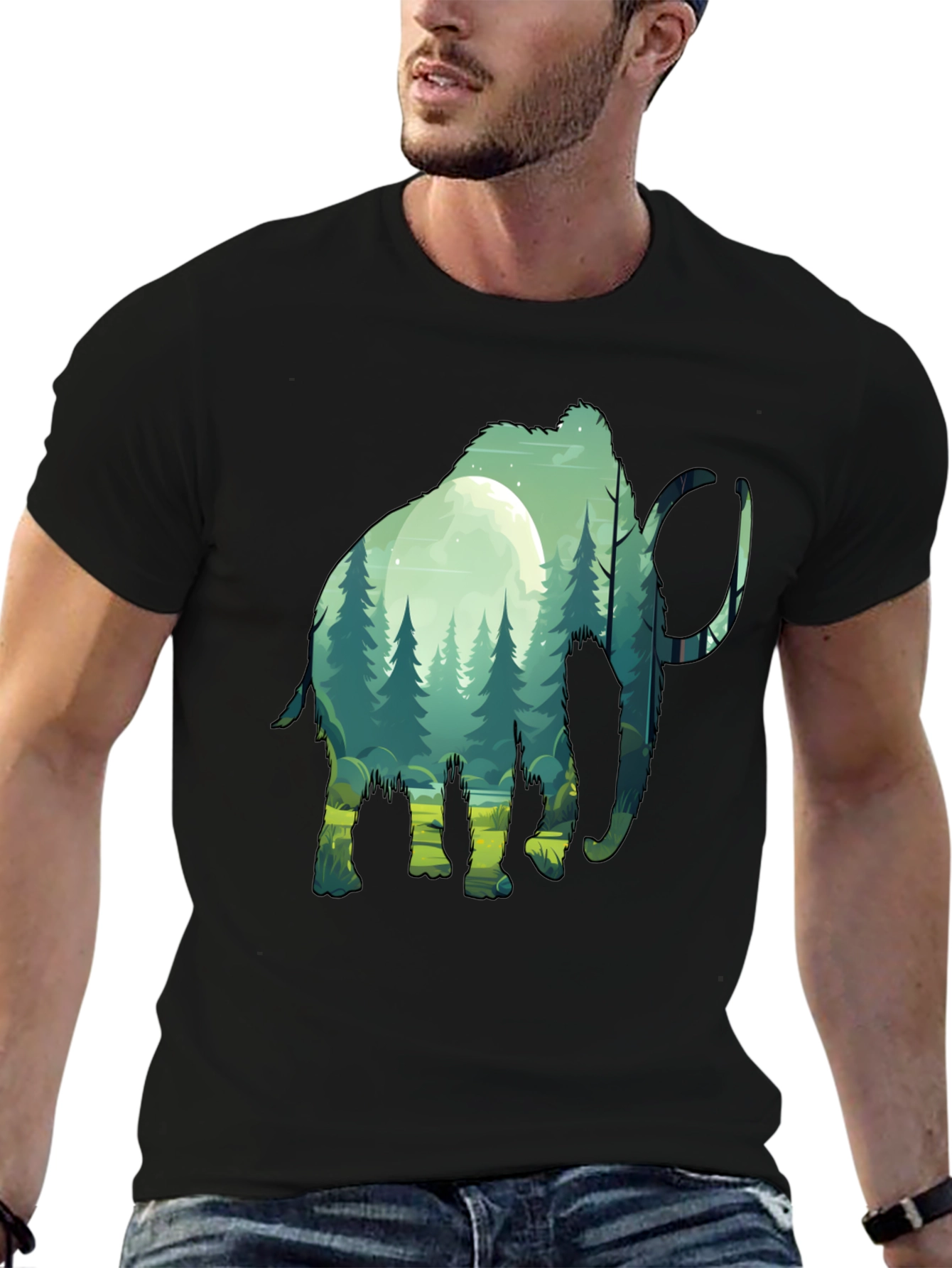 Mammoth Forest Graphic Tee - Nature Lovers T-Shirt