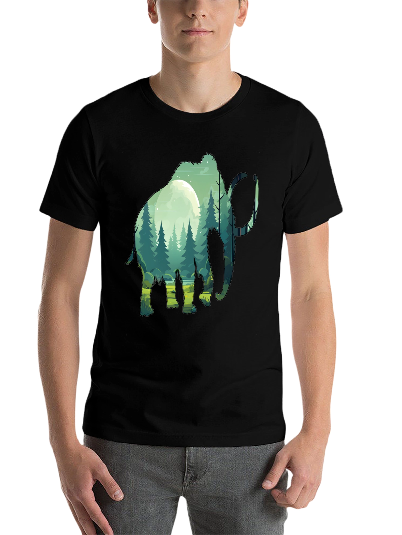 Mammoth Forest Graphic Tee - Nature Lovers T-Shirt