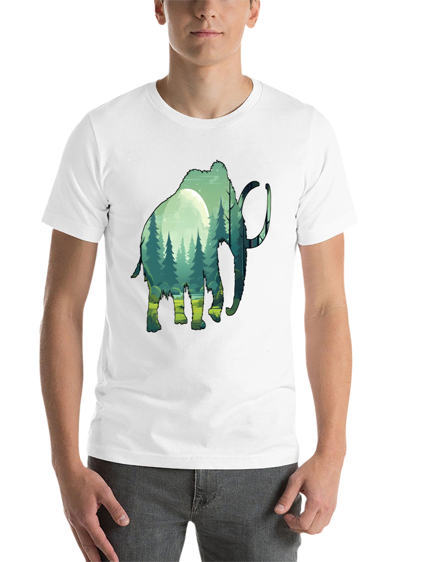 Mammoth Forest Graphic Tee - Nature Lovers T-Shirt