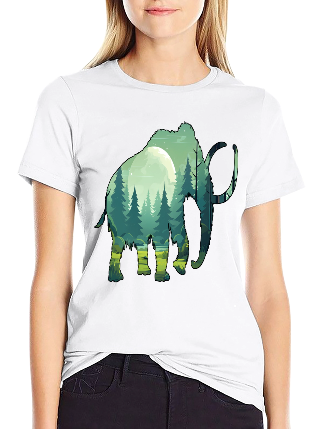 Mammoth Forest Graphic Tee - Nature Lovers T-Shirt