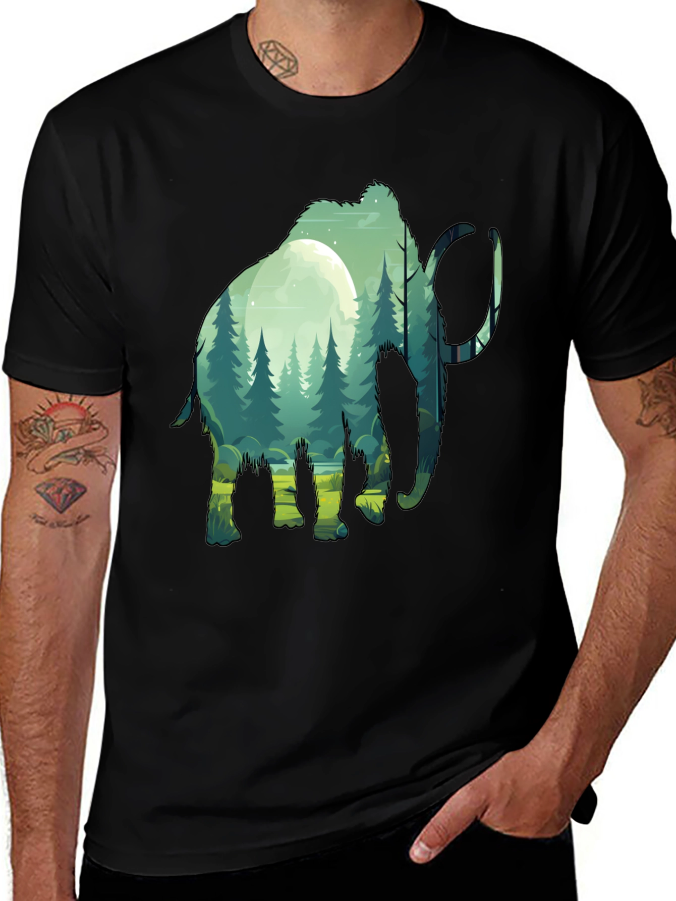 Mammoth Forest Graphic Tee - Nature Lovers T-Shirt