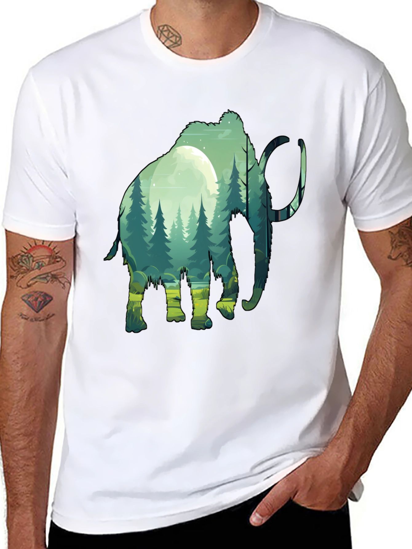 Mammoth Forest Graphic Tee - Nature Lovers T-Shirt