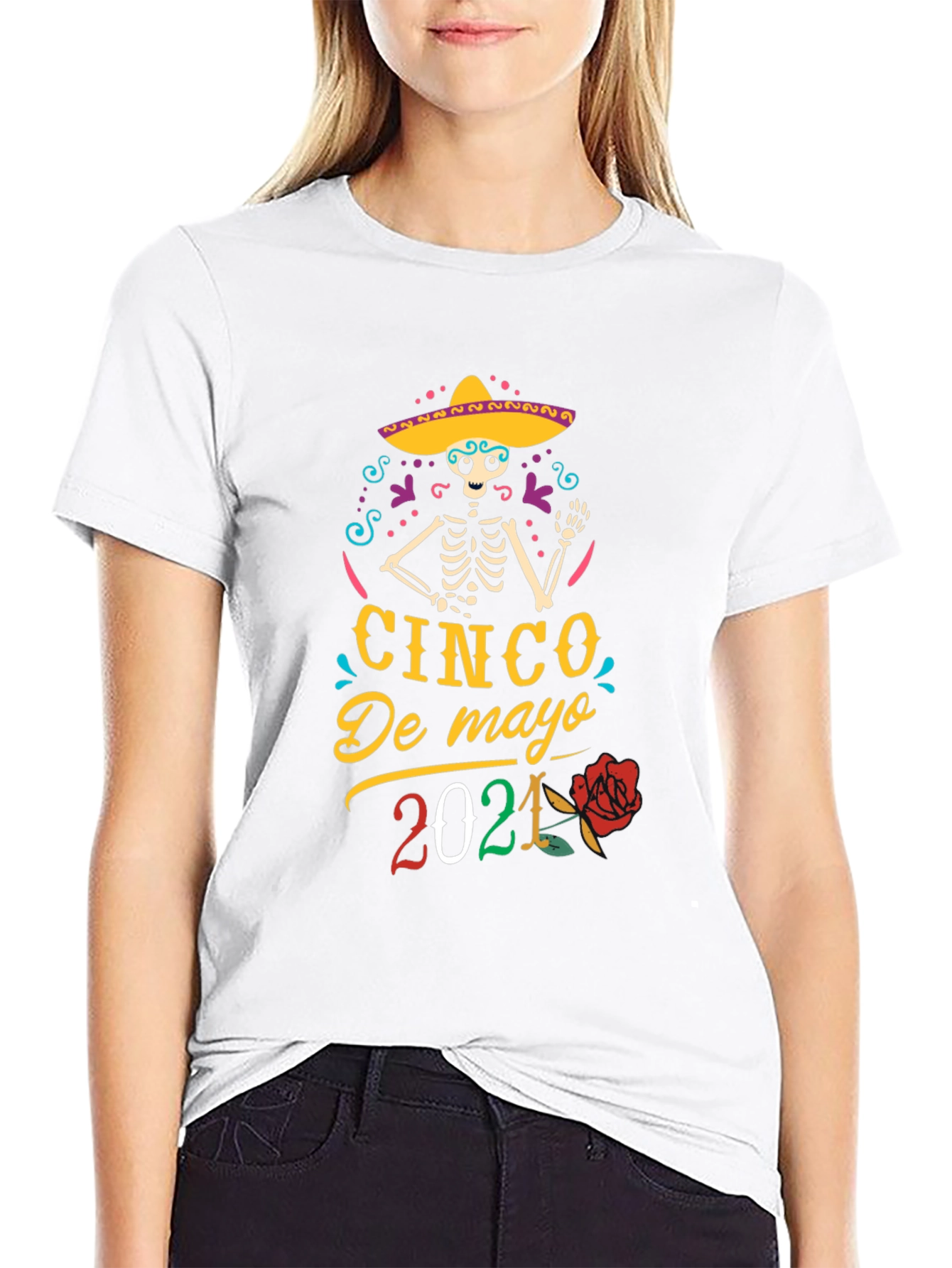 Cinco De Mayo 2021 Skeleton Graphic T-Shirt