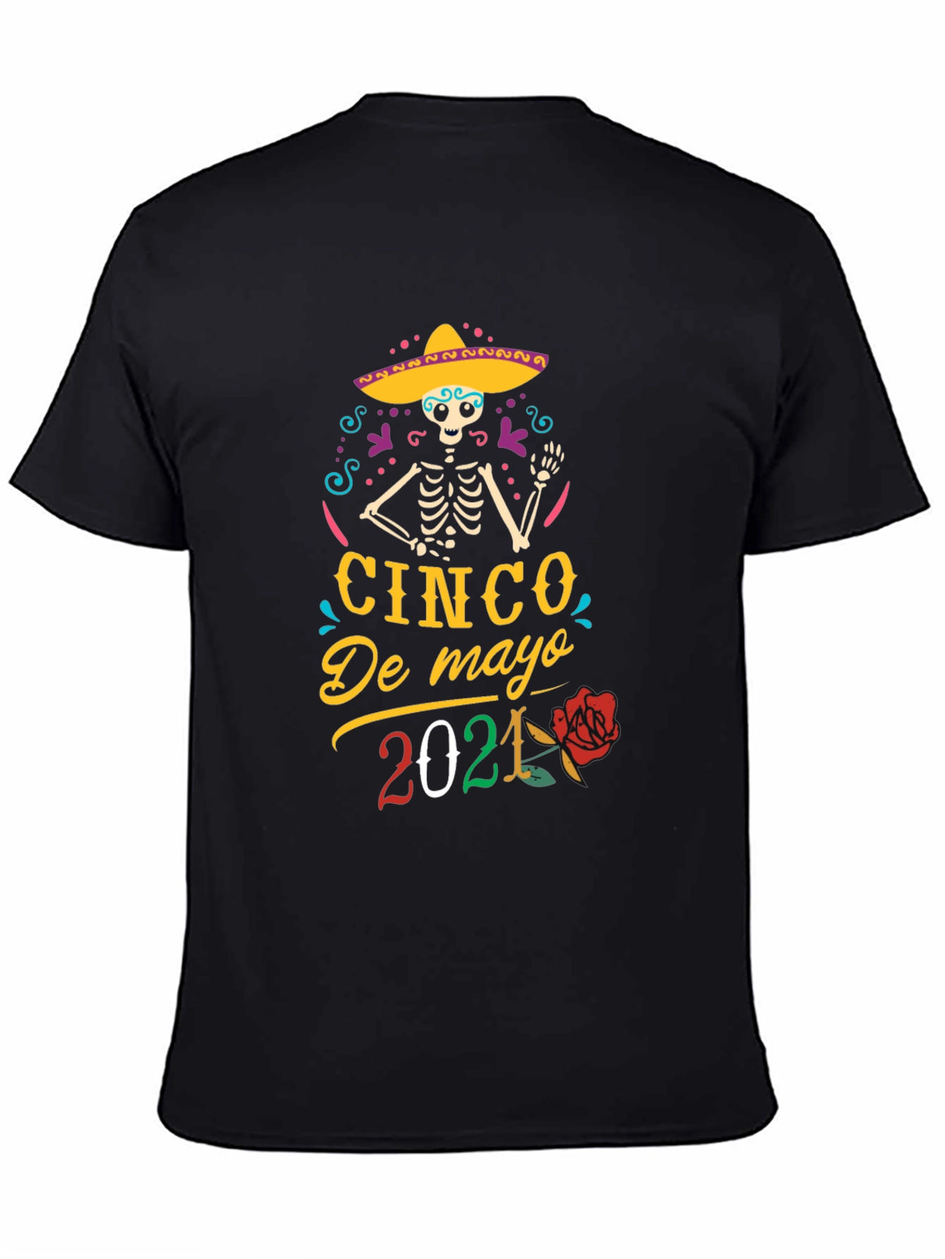 Cinco De Mayo 2021 Skeleton Graphic T-Shirt