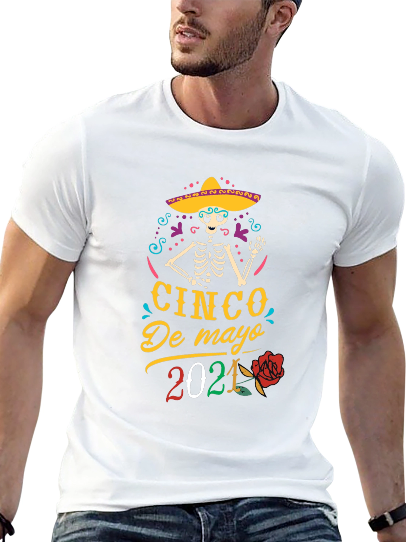 Cinco De Mayo 2021 Skeleton Graphic T-Shirt