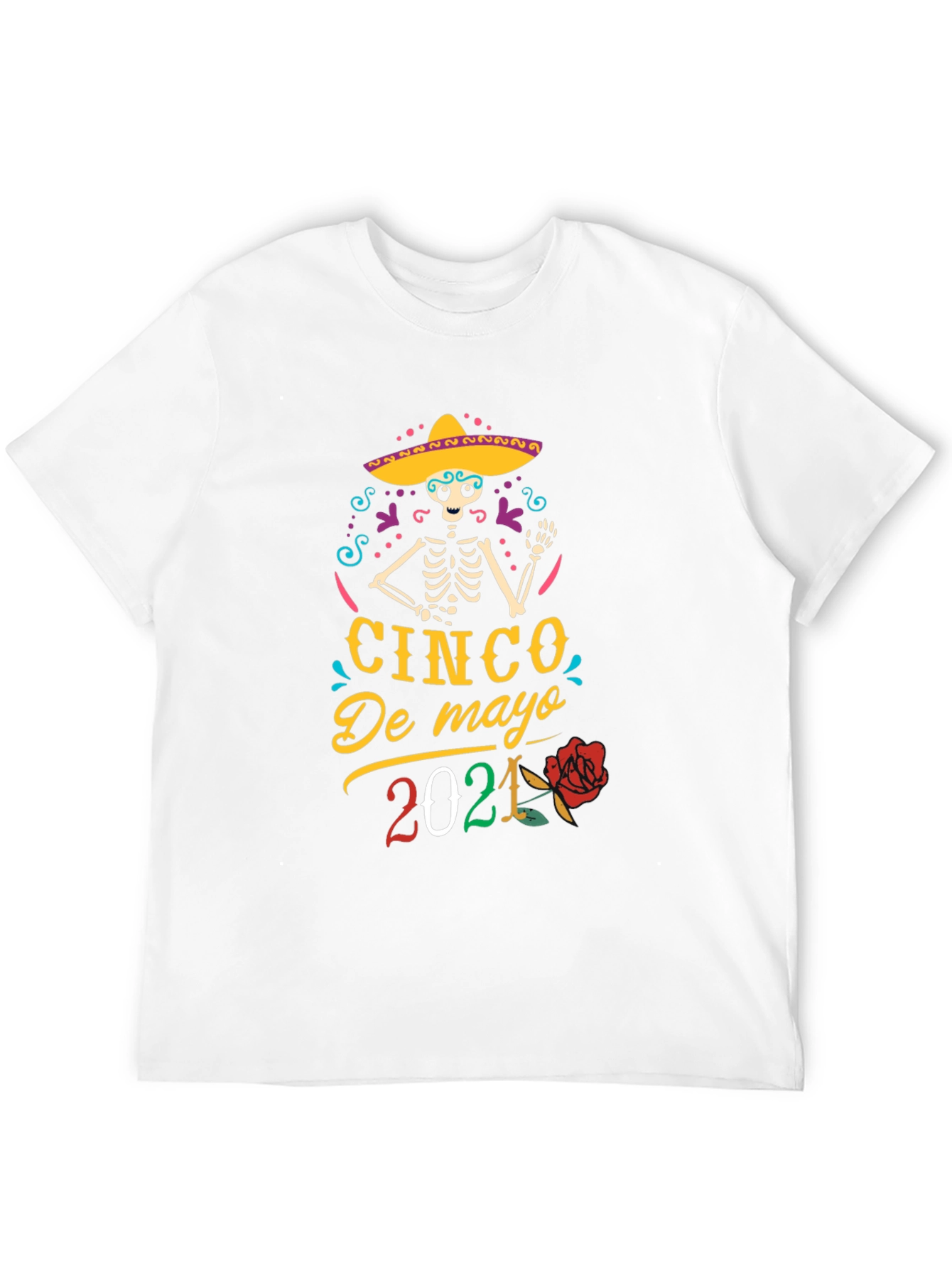 Cinco De Mayo 2021 Skeleton Graphic T-Shirt