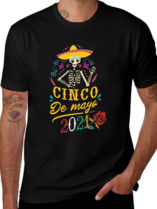 Cinco De Mayo 2021 Skeleton Graphic T-Shirt