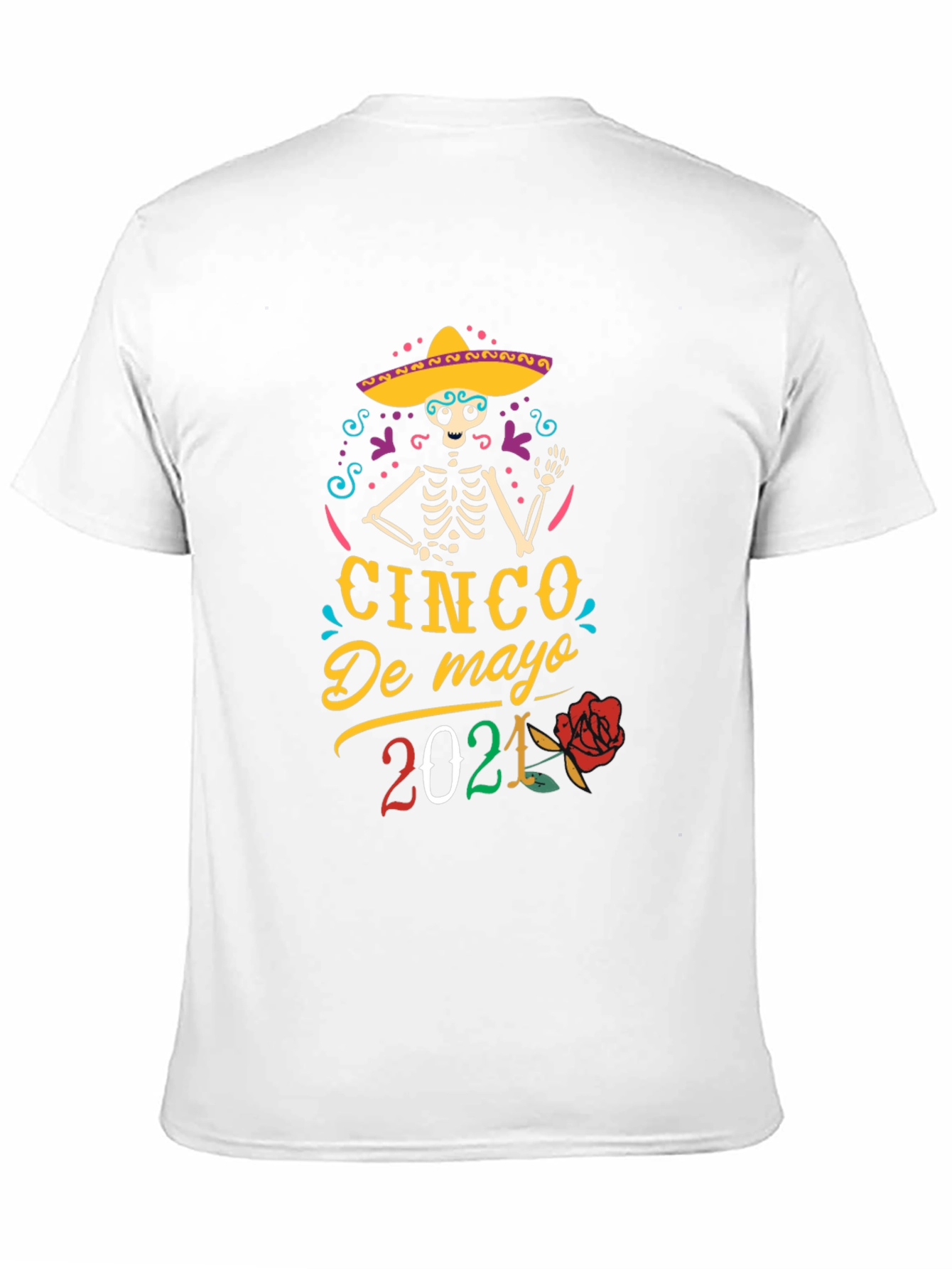 Cinco De Mayo 2021 Skeleton Graphic T-Shirt