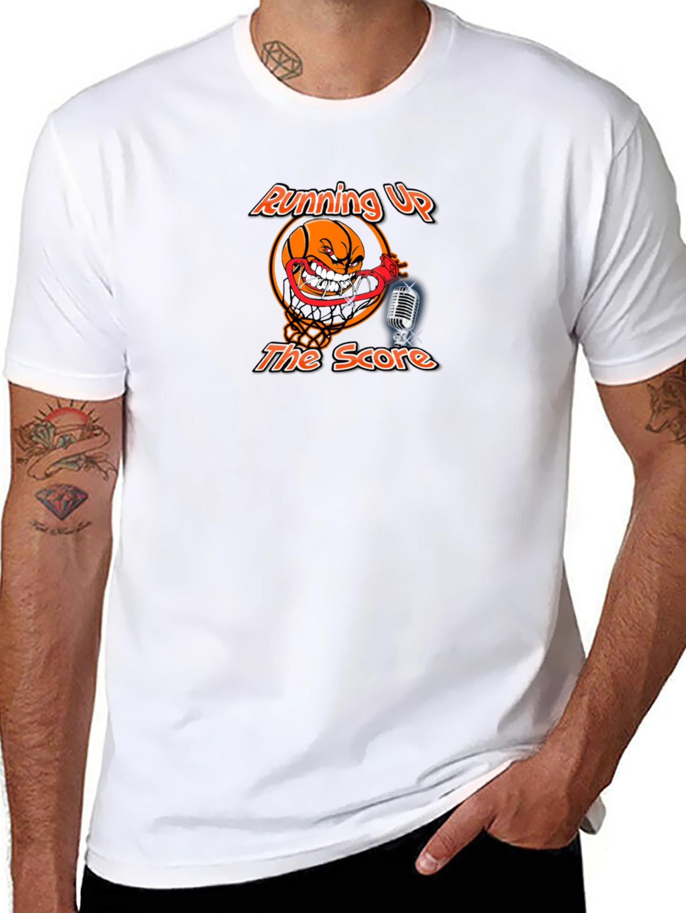 Running Up The Score Basketball T-Shirt