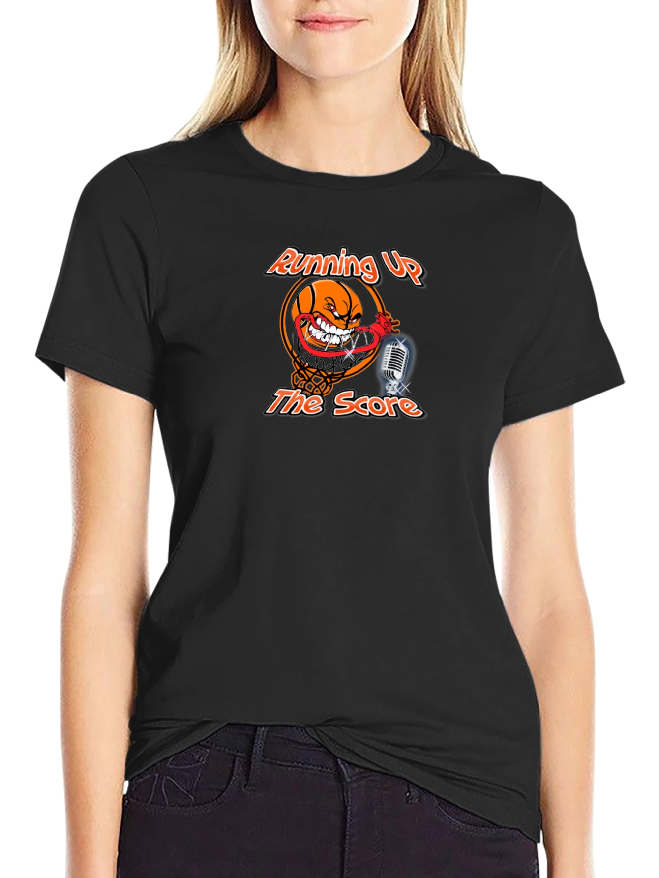 Running Up The Score Basketball T-Shirt
