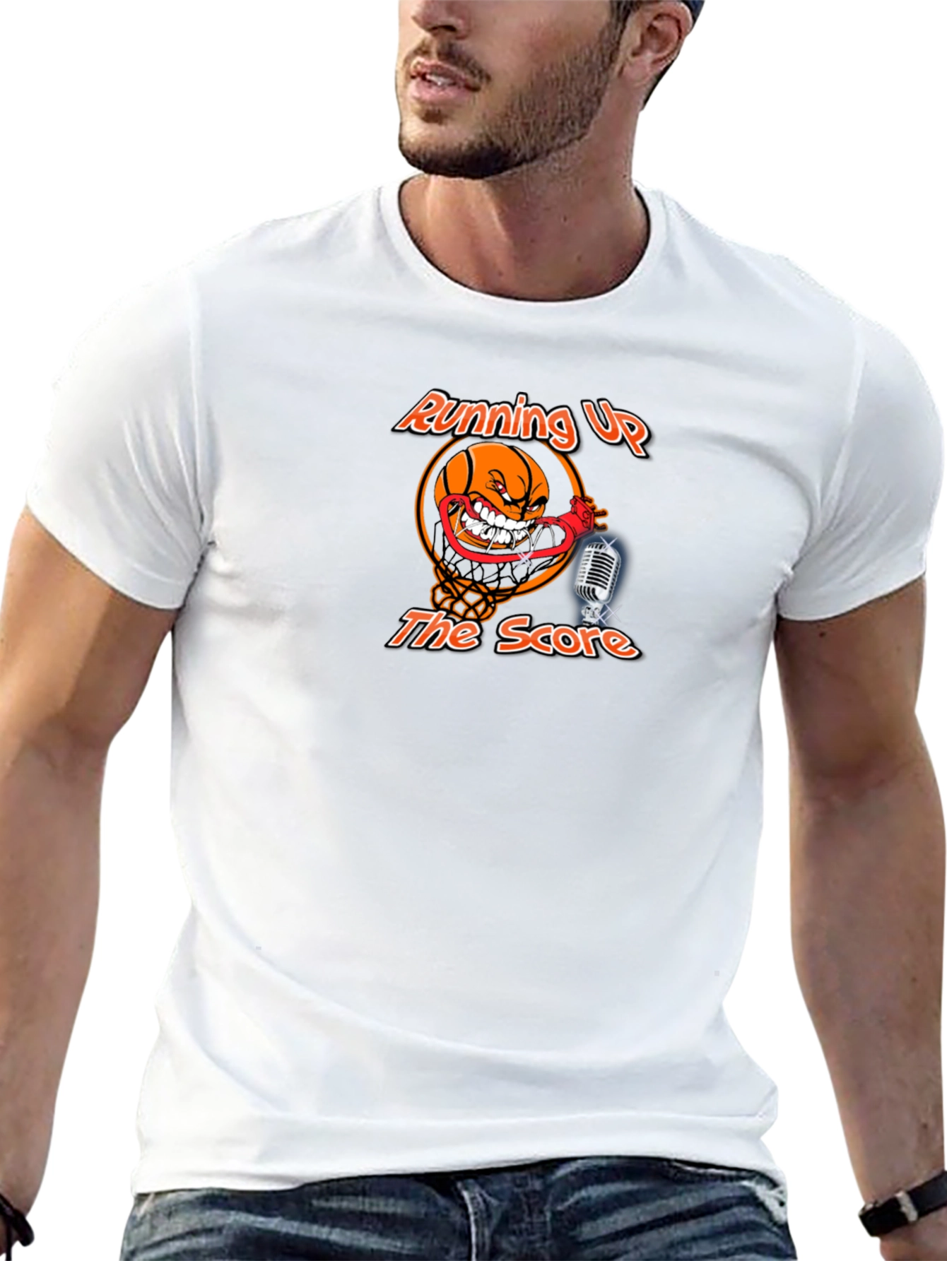 Running Up The Score Basketball T-Shirt