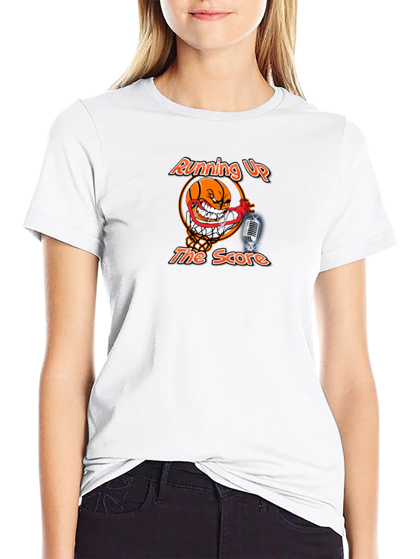 Running Up The Score Basketball T-Shirt