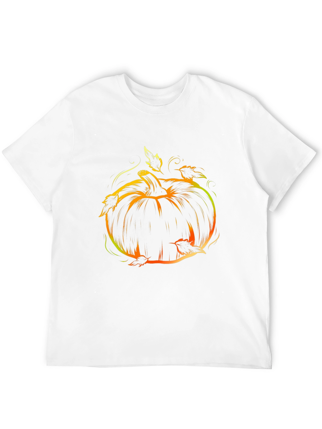 Halloween Pumpkin Tee - Black Graphic T-Shirt