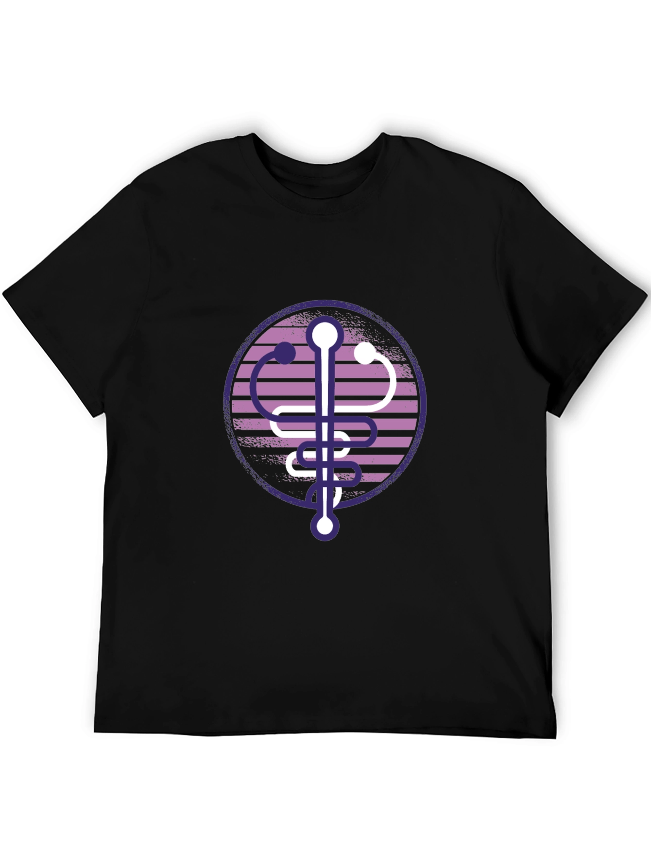 Modern Caduceus T-Shirt - Medical Symbol Tee