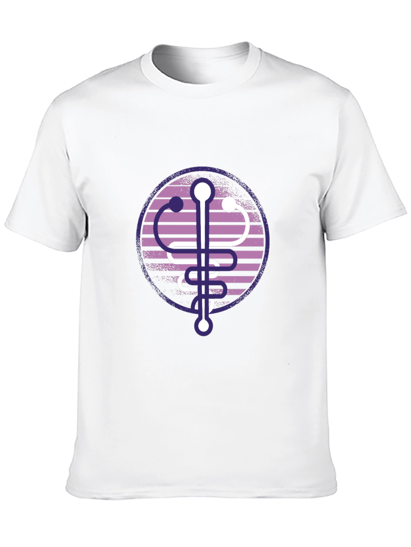 Modern Caduceus T-Shirt - Medical Symbol Tee
