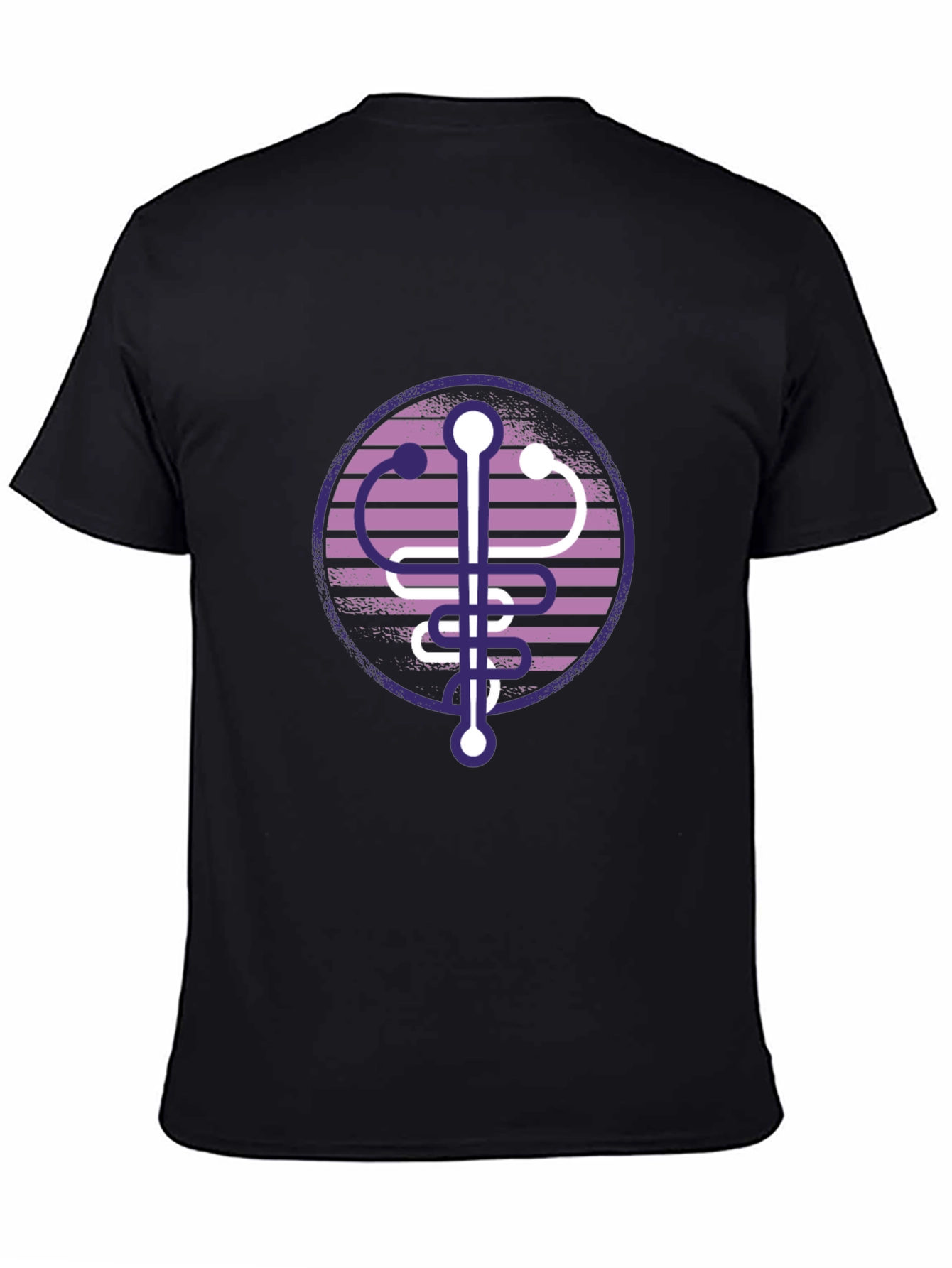 Modern Caduceus T-Shirt - Medical Symbol Tee