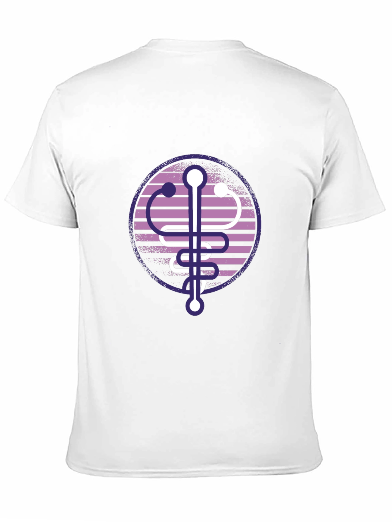 Modern Caduceus T-Shirt - Medical Symbol Tee