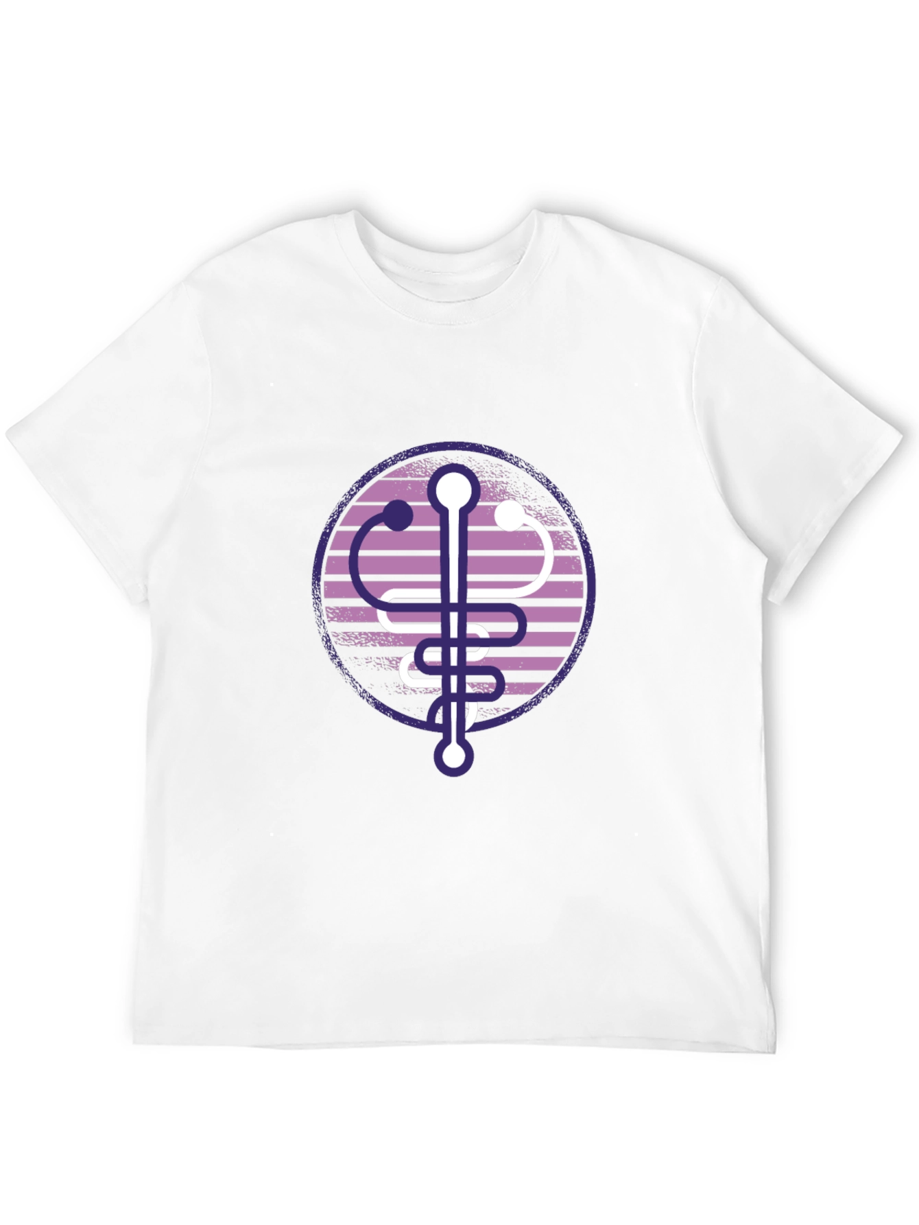 Modern Caduceus T-Shirt - Medical Symbol Tee