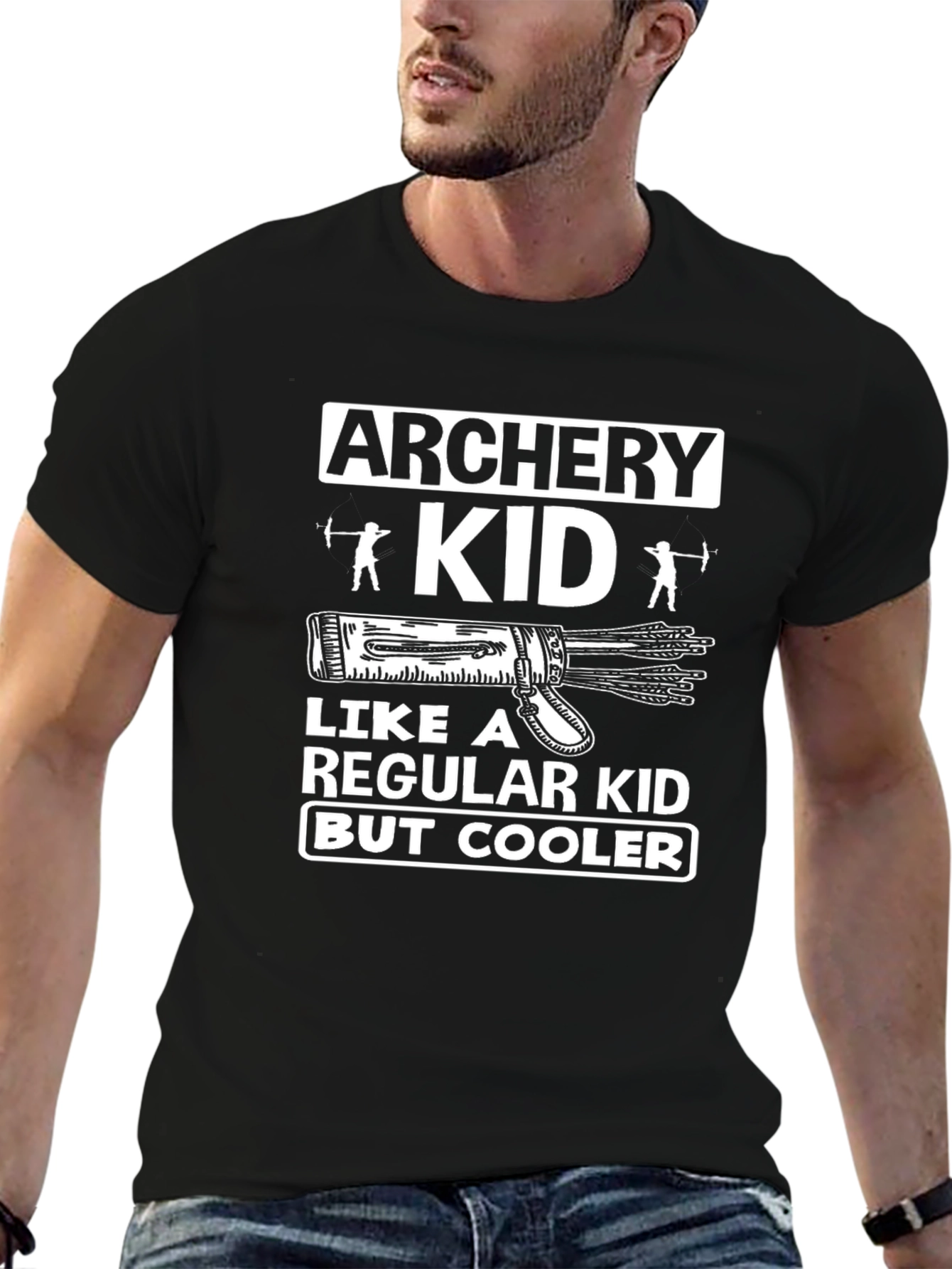 Archery Kid Graphic Tee: Cooler Than Regular Kids!