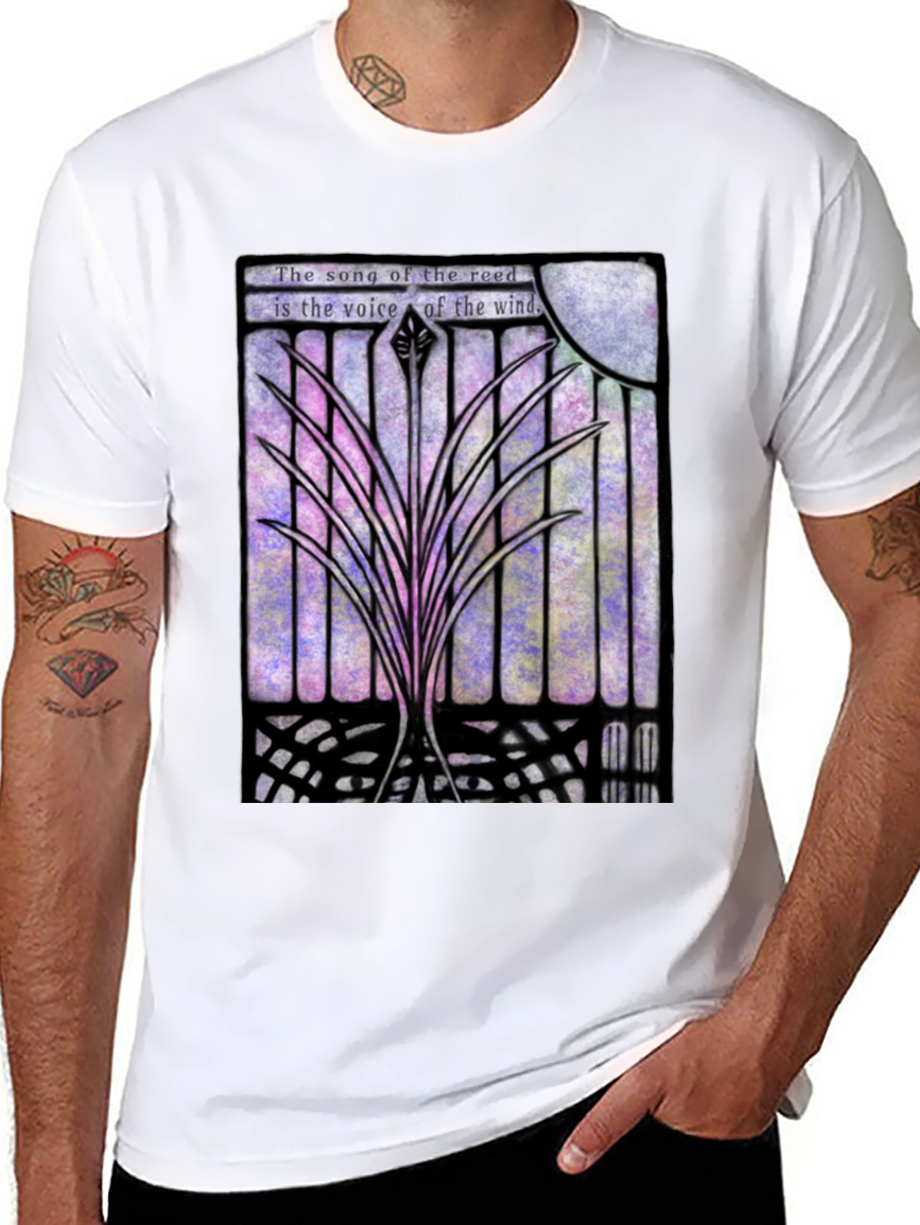 Song of the Reed Graphic T-Shirt - Black