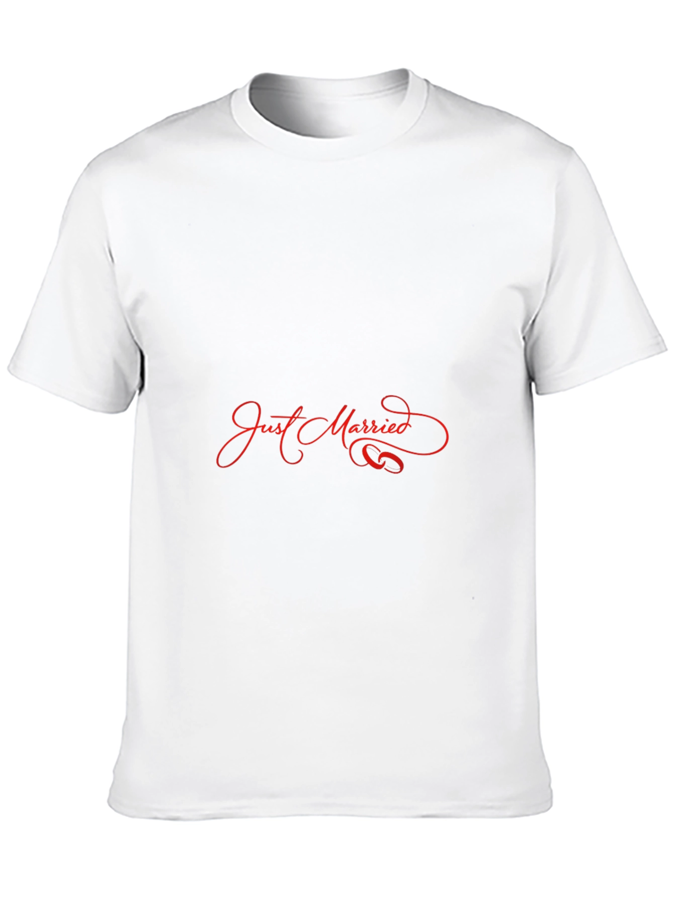 Just Married Graphic Tee - Black
