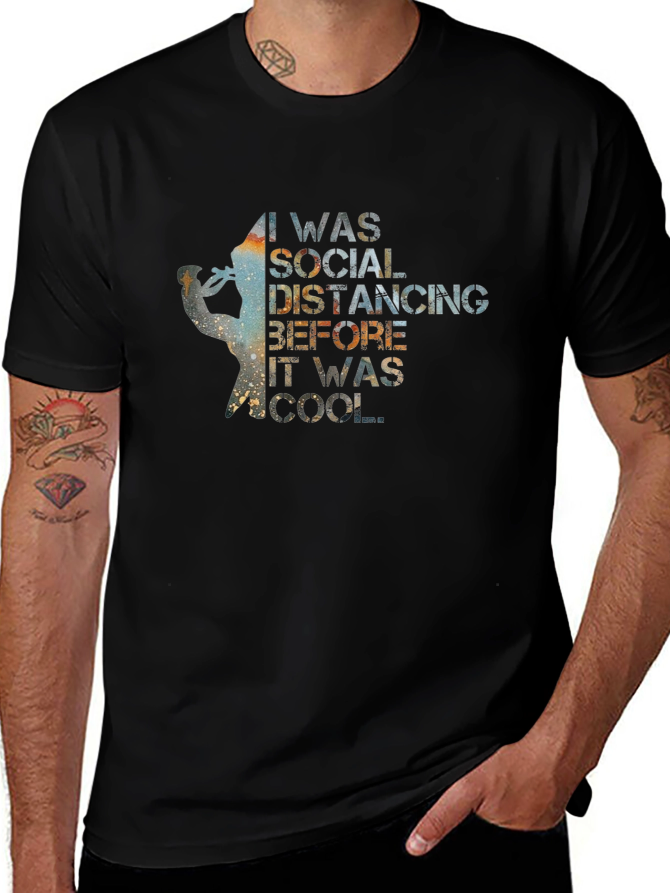 Social Distancing Sasquatch Tee
