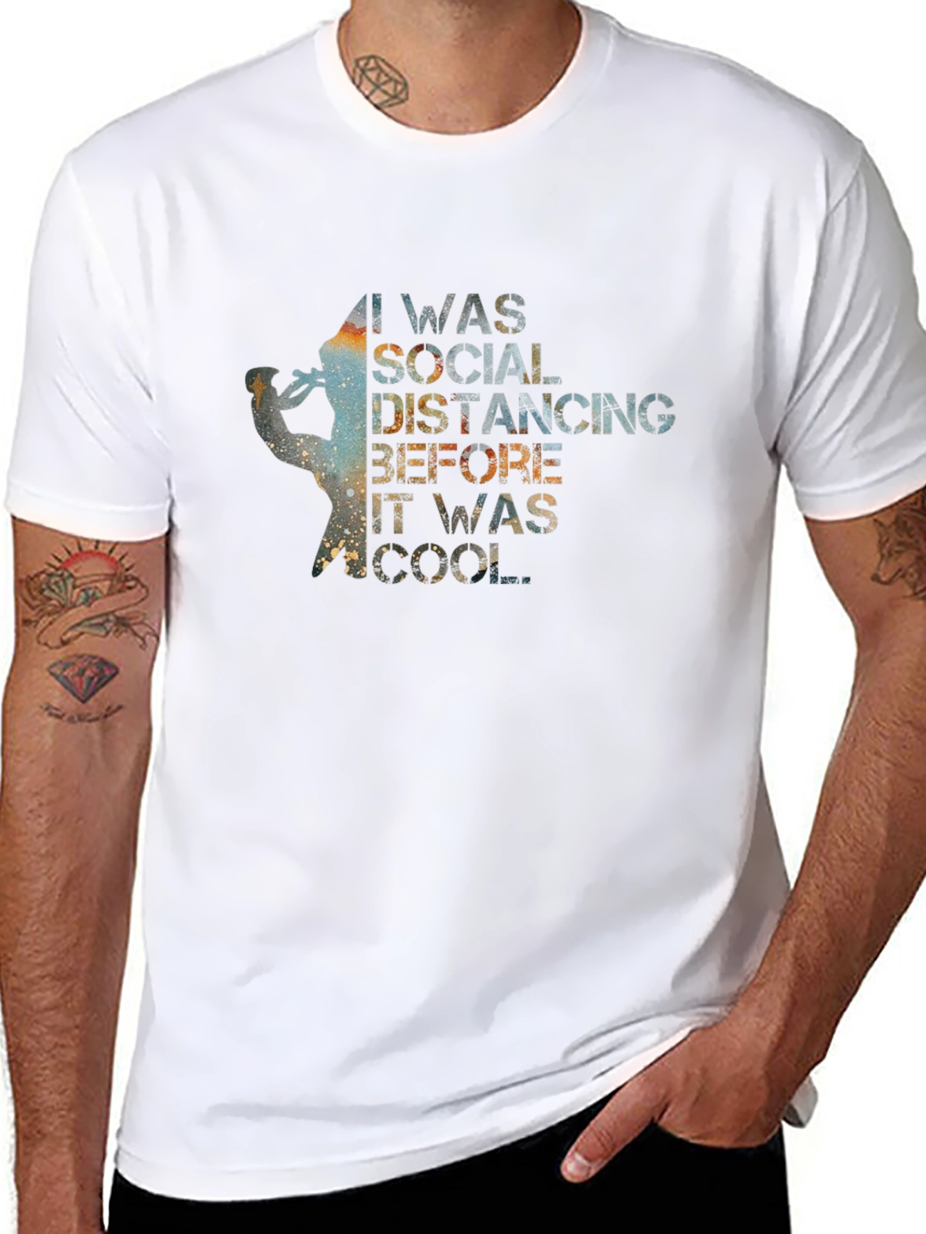 Social Distancing Sasquatch Tee