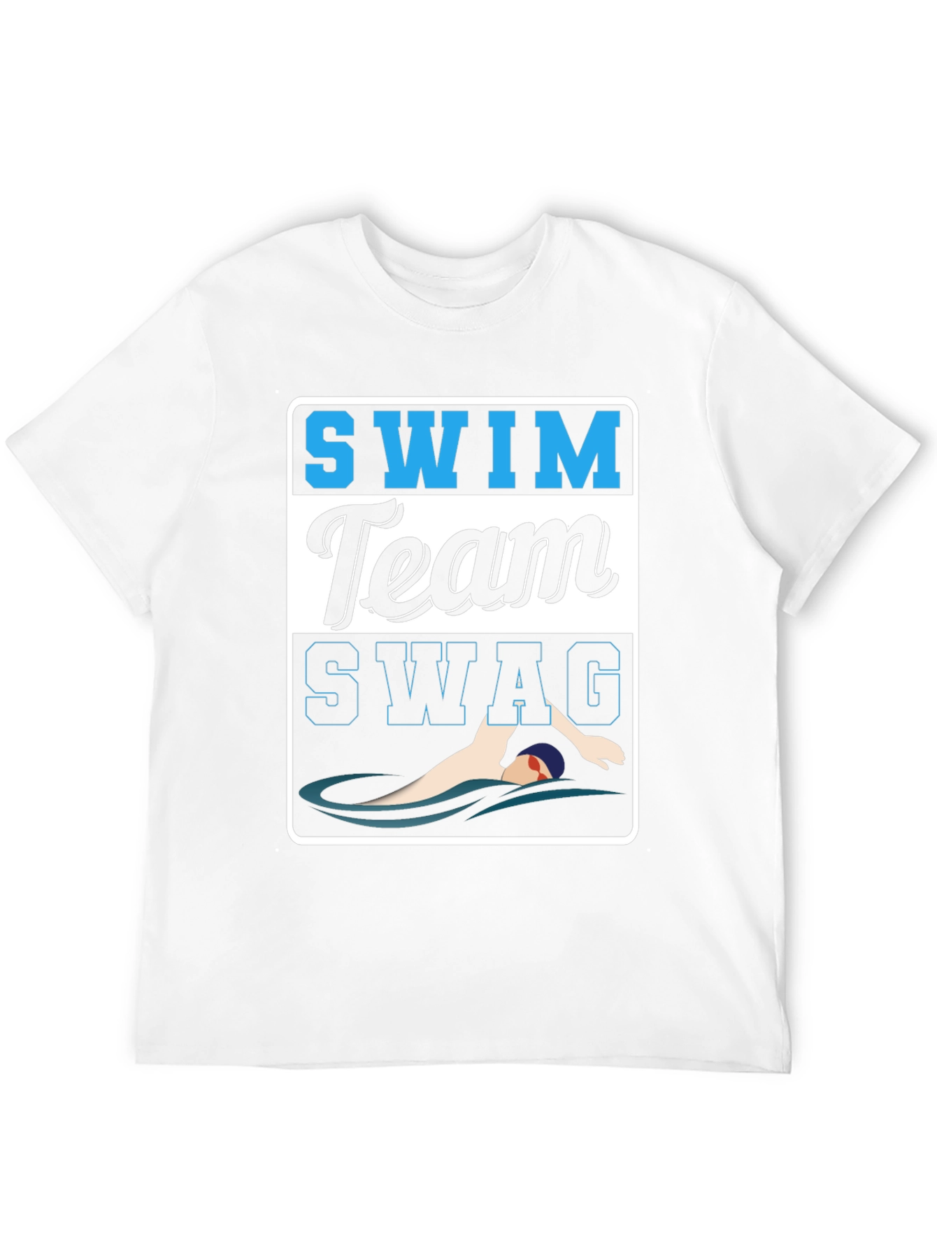 Swim Team SWAG Black T-Shirt