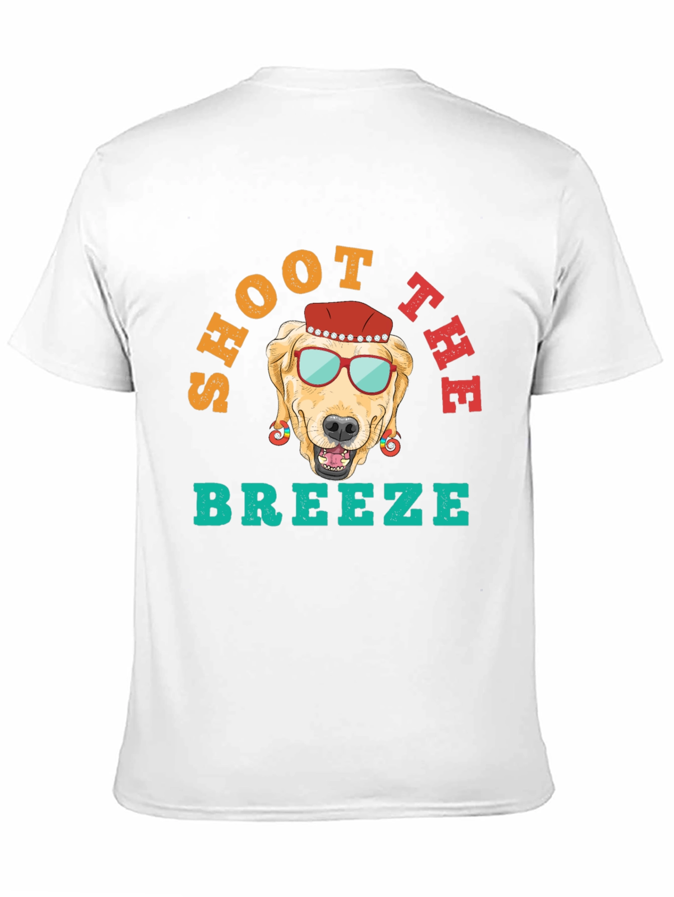 Shoot The Breeze Dog Graphic T-Shirt