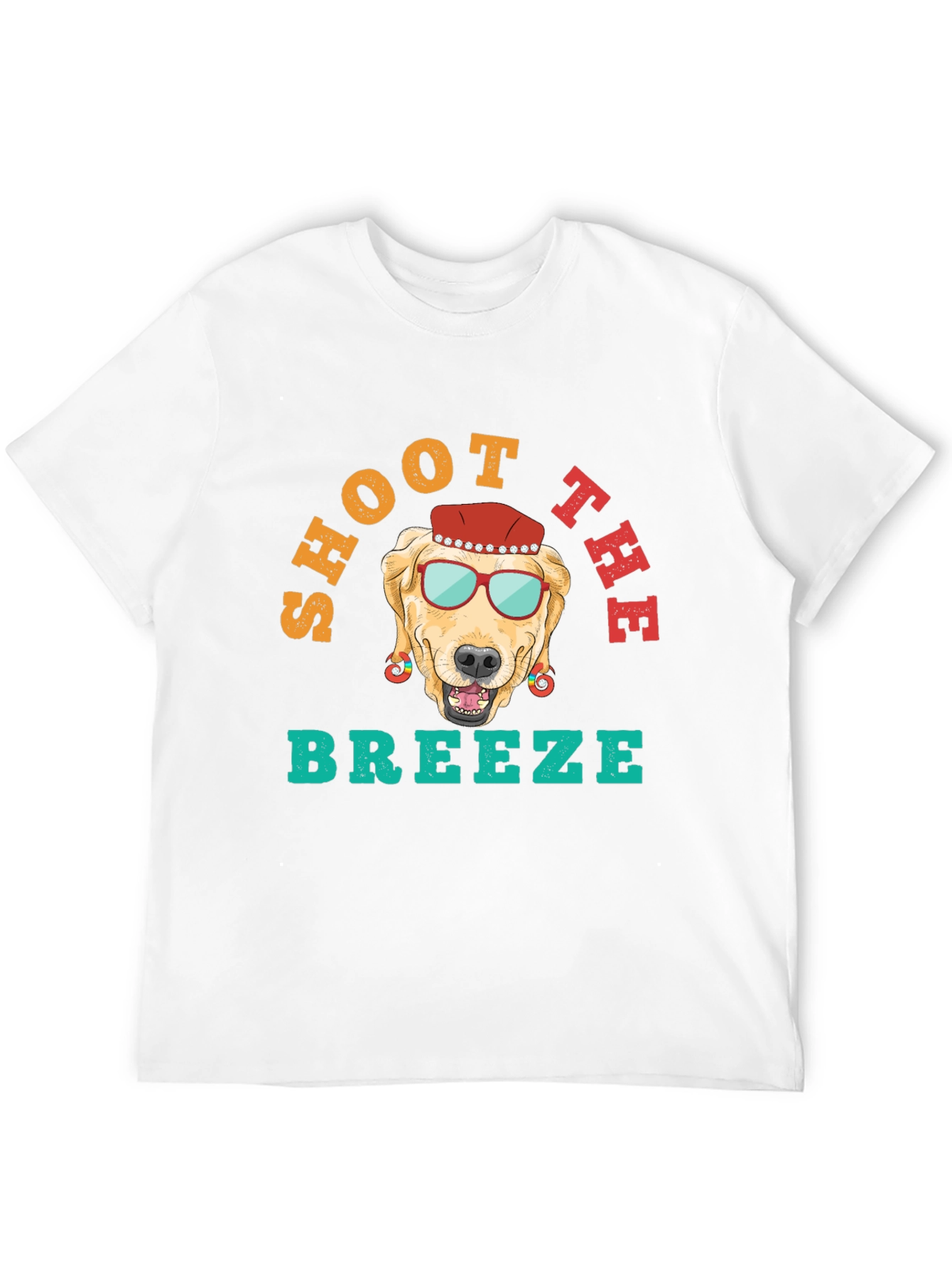 Shoot The Breeze Dog Graphic T-Shirt