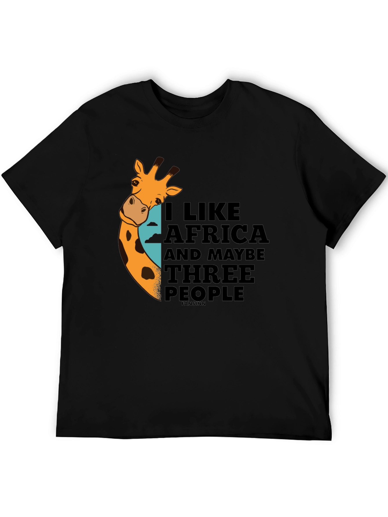 I Like Africa Giraffe Graphic T-Shirt - Unisex