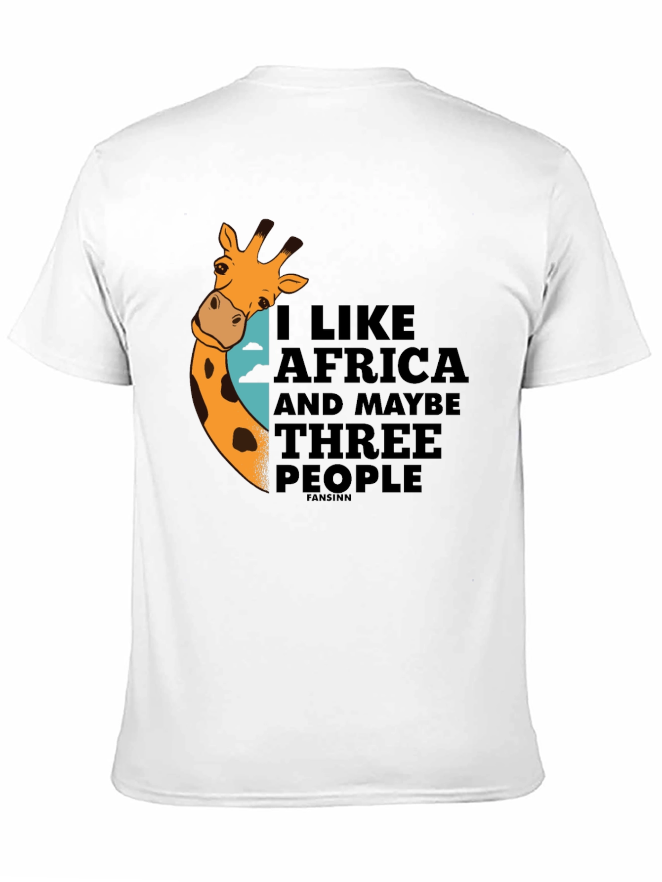 I Like Africa Giraffe Graphic T-Shirt - Unisex