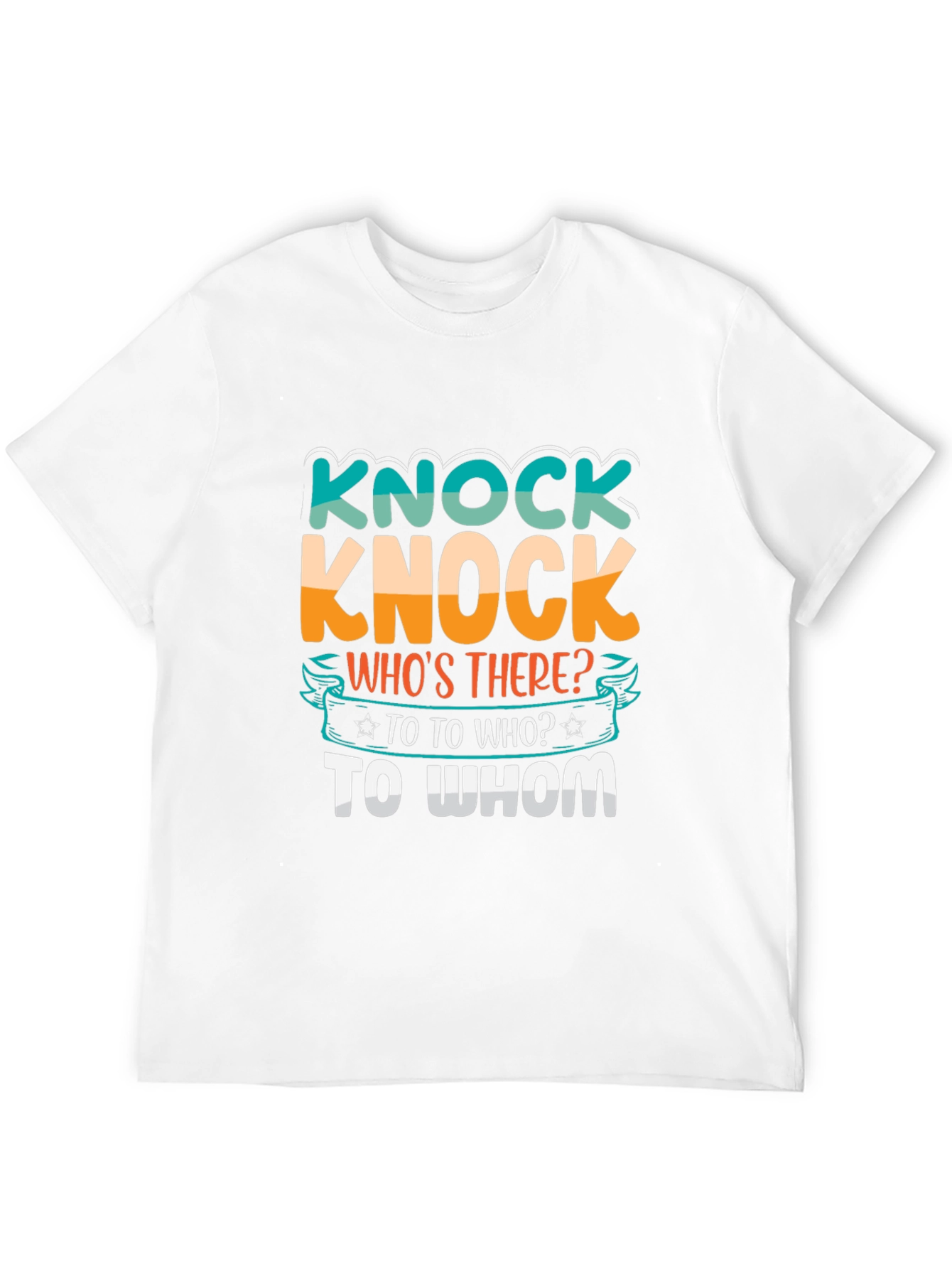 Knock Knock Joke T-Shirt - Humor Tee