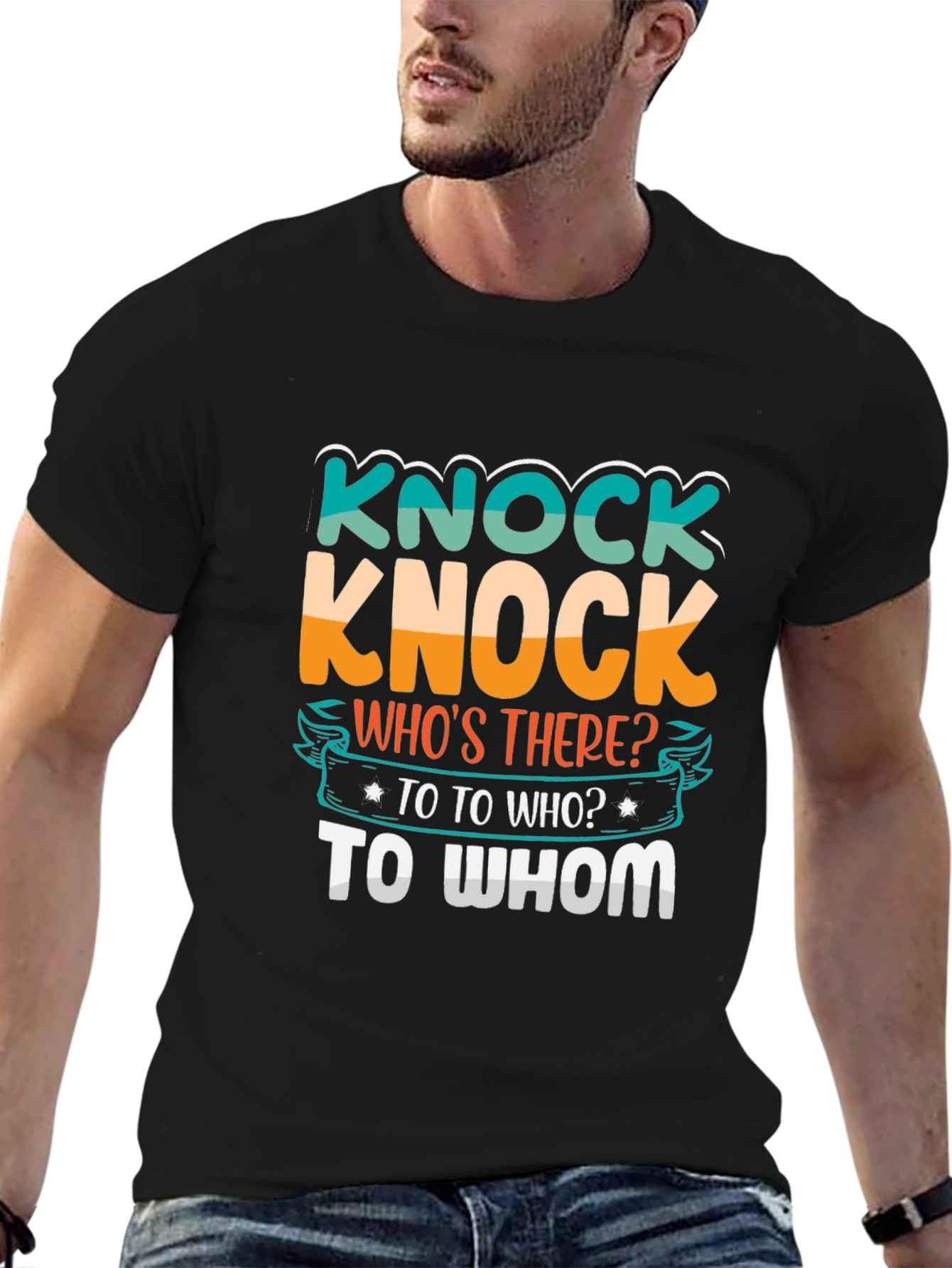 Knock Knock Joke T-Shirt - Humor Tee