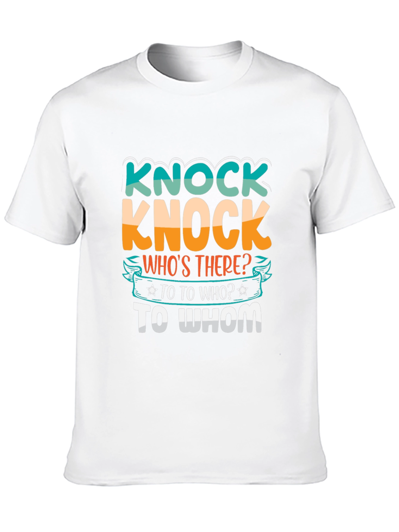 Knock Knock Joke T-Shirt - Humor Tee