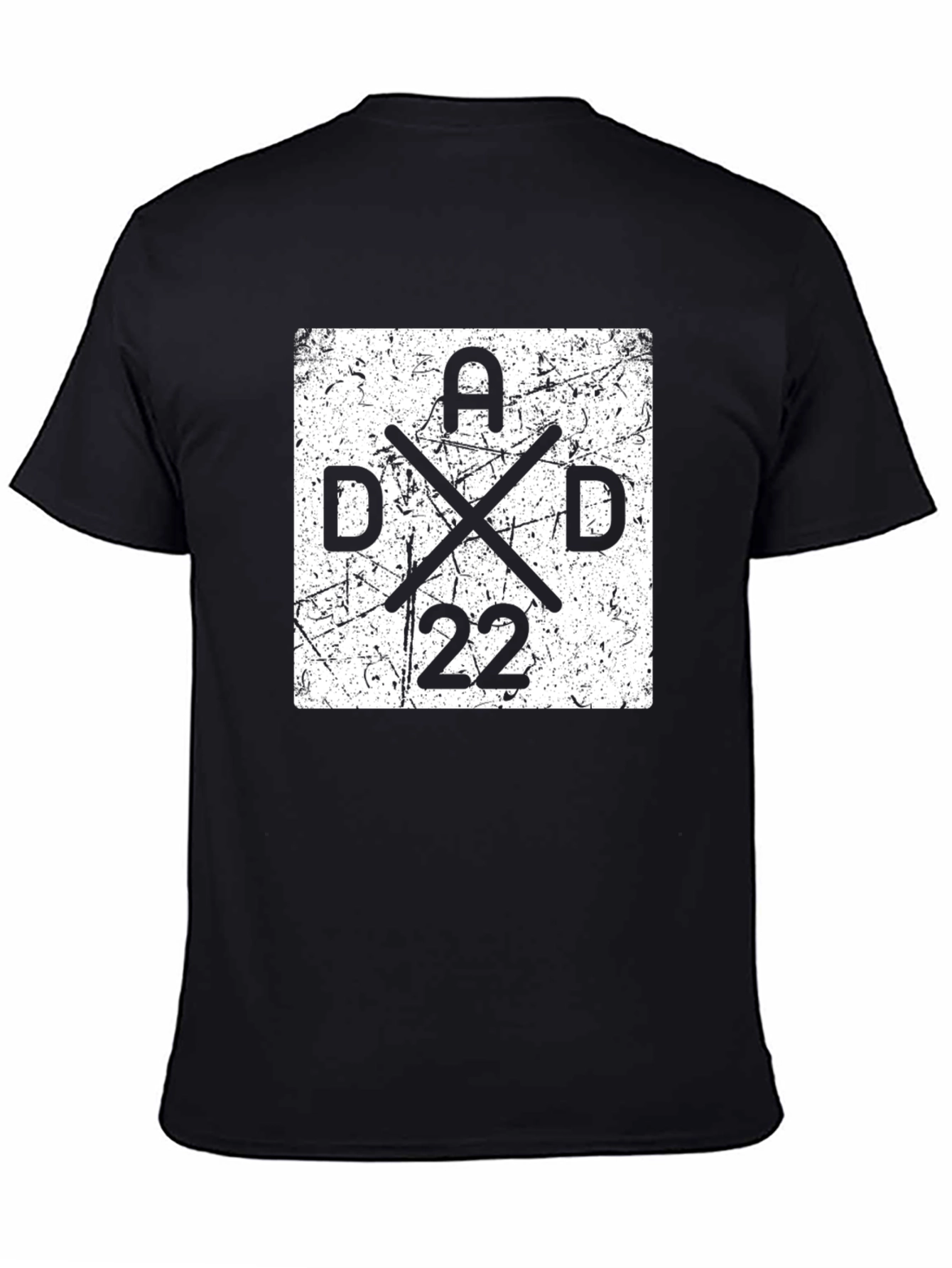 Dad 22 Graphic T-Shirt - Black
