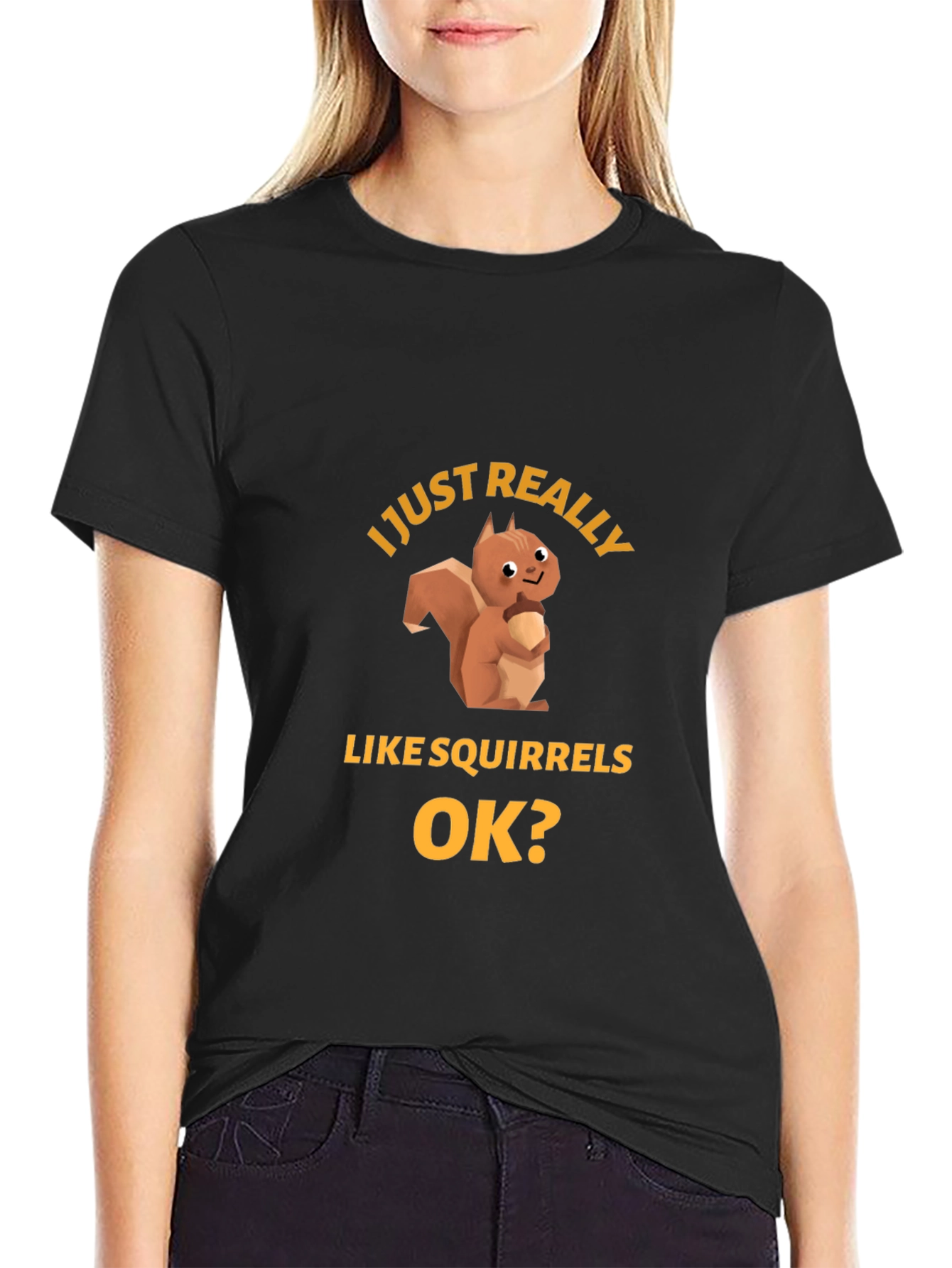 Squirrel Lover T-Shirt - Funny Graphic Tee