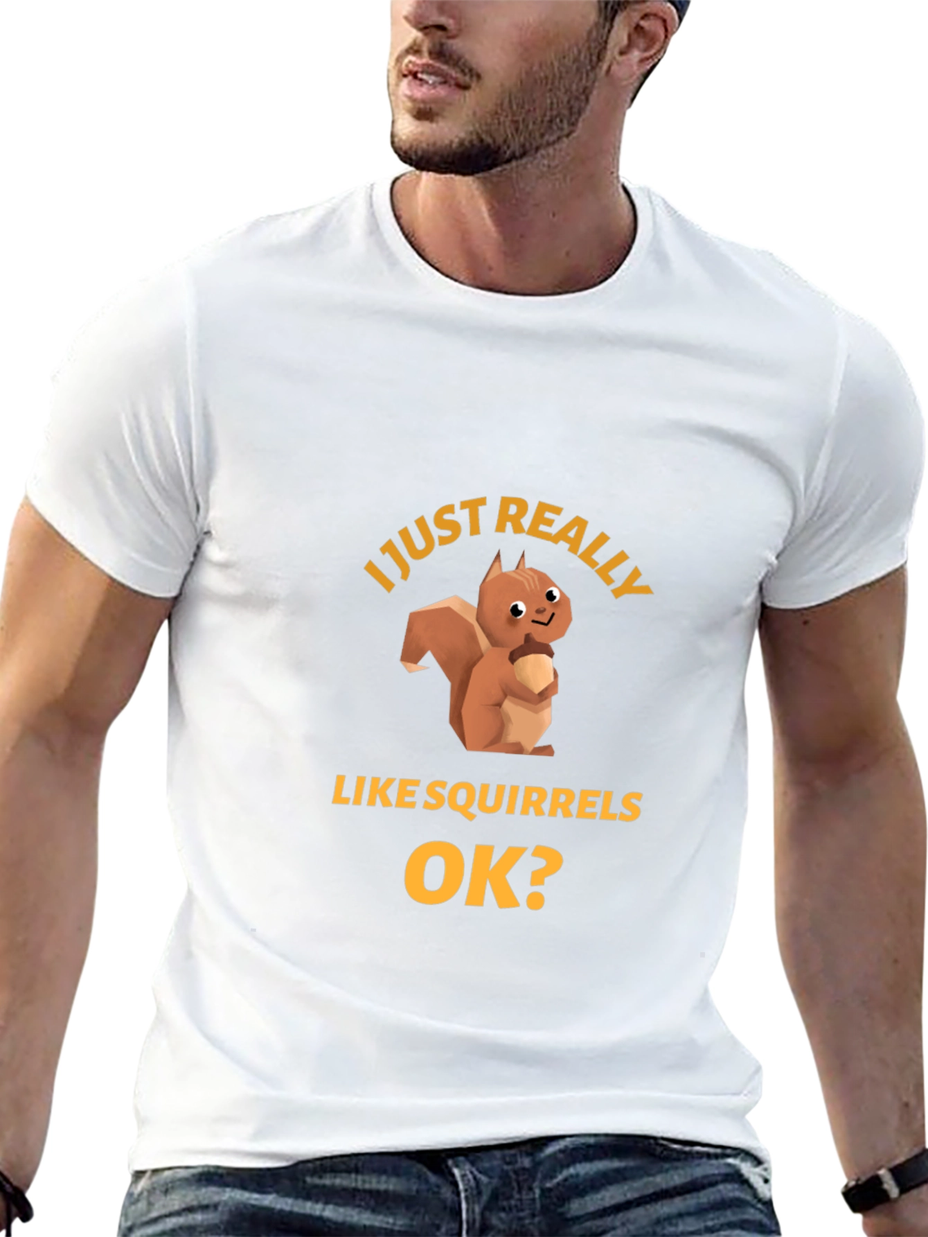 Squirrel Lover T-Shirt - Funny Graphic Tee