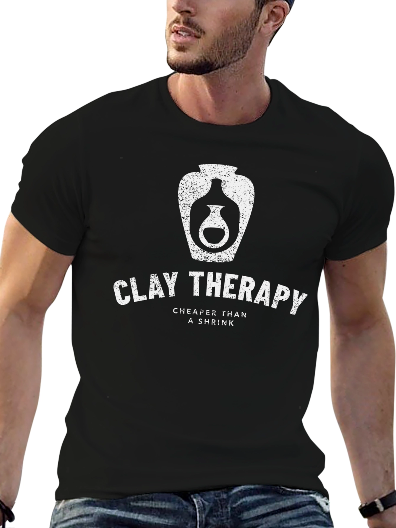 Clay Therapy T-Shirt - Pottery Lover Gift