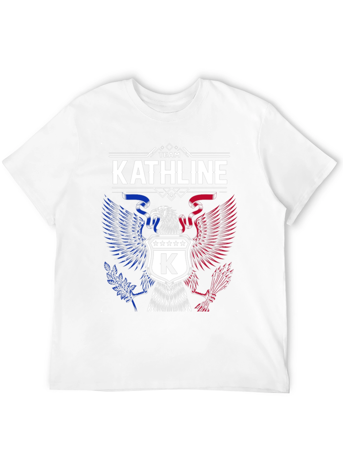 Team Kathline Eagle Crest T-Shirt - Patriotic Design